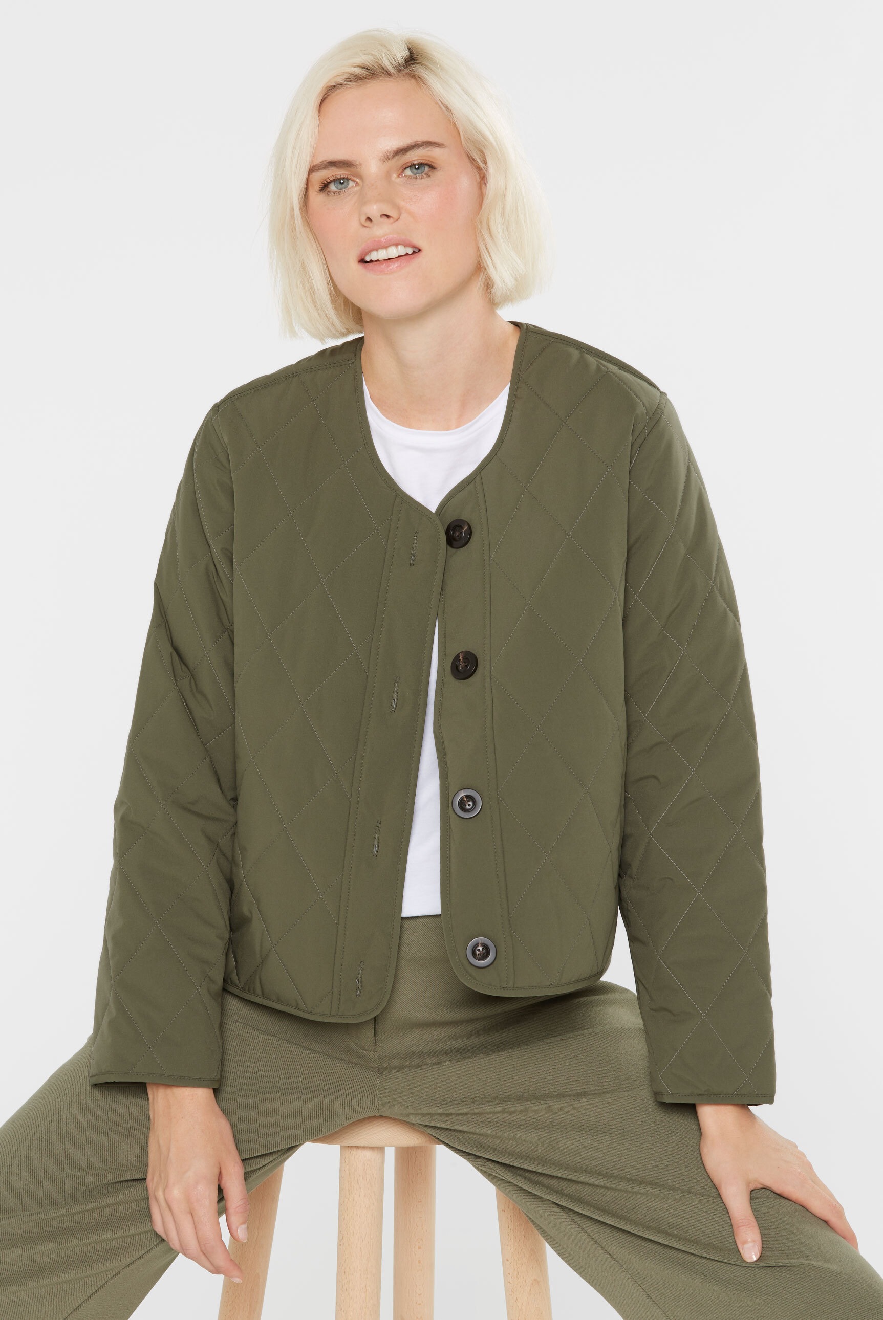 SENSES.THE LABEL Outdoorjacke, ohne Kapuze