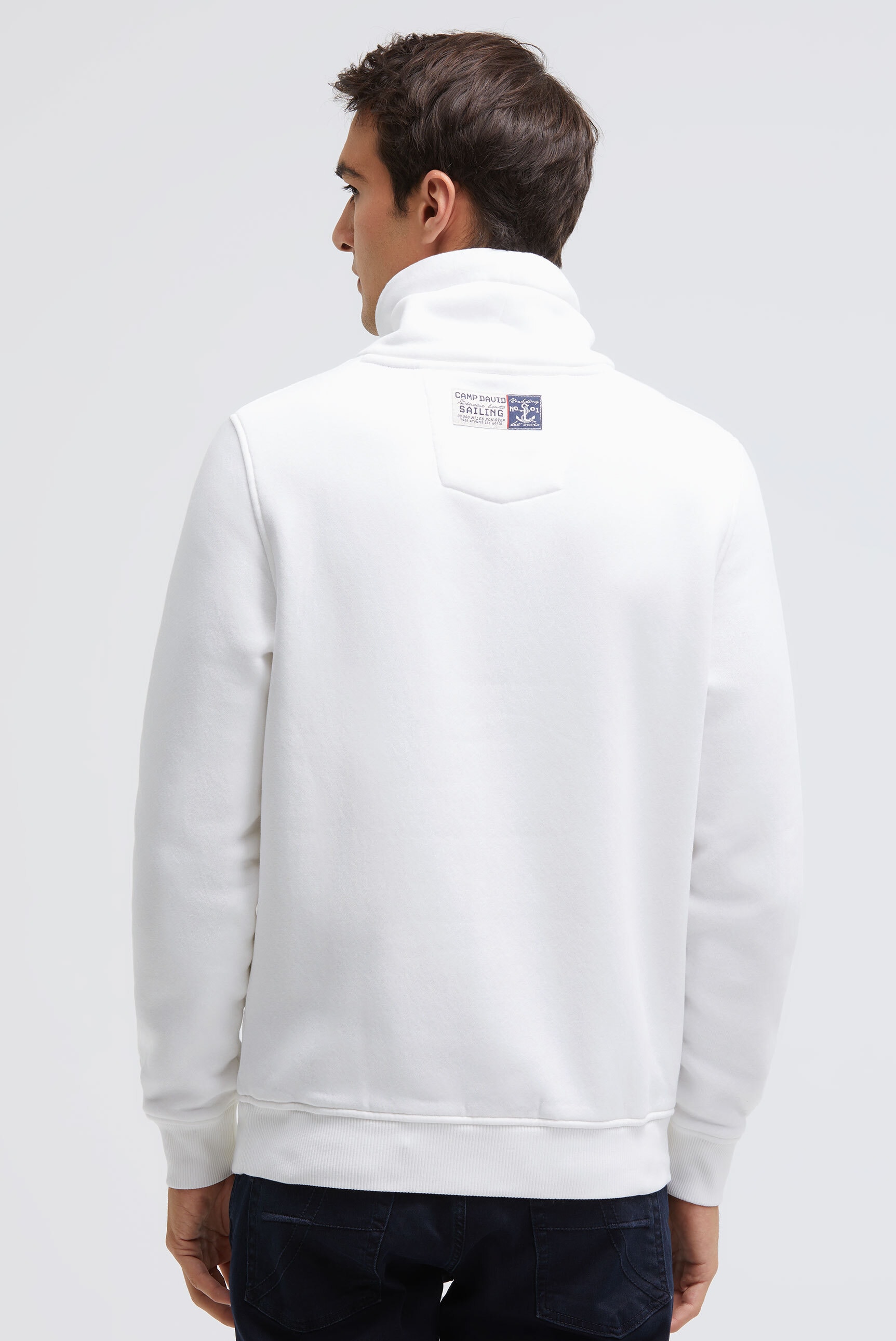 CAMP DAVID Sweater , mit Stehkragen
