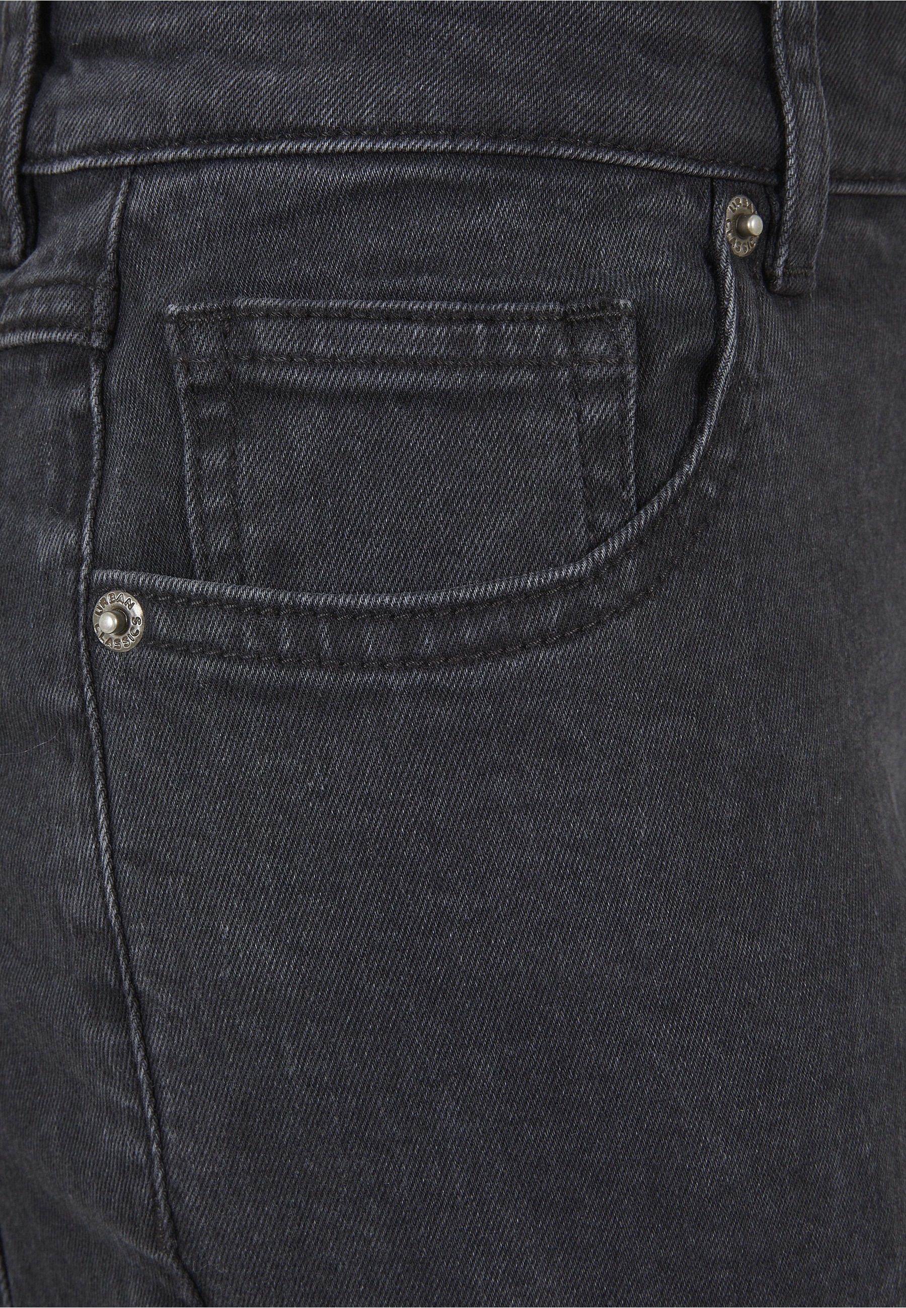 Thumbnail - URBAN CLASSICS Bequeme Jeans "Urban Classics Damen Ladies Low Waist Straight Denim Pants" 1 Stk.