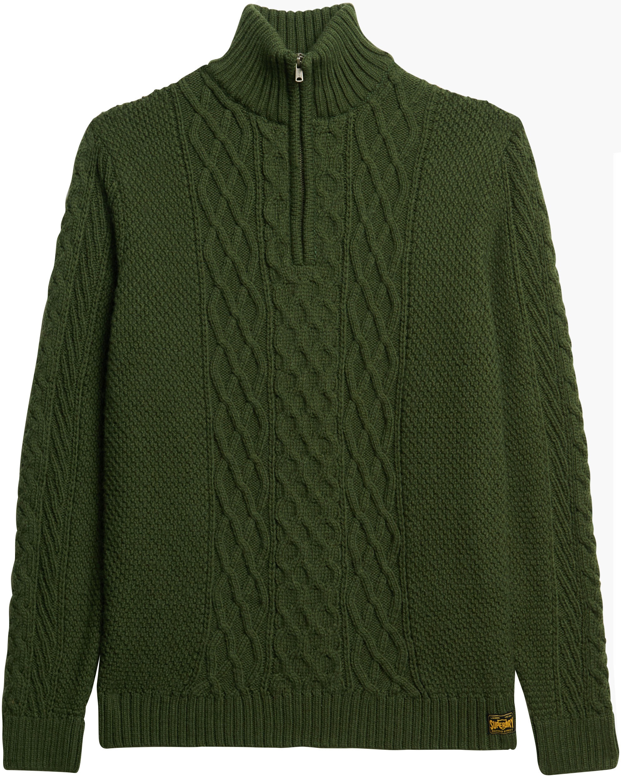 Superdry Strickpullover »Jacob Cable Knit Half Zip«