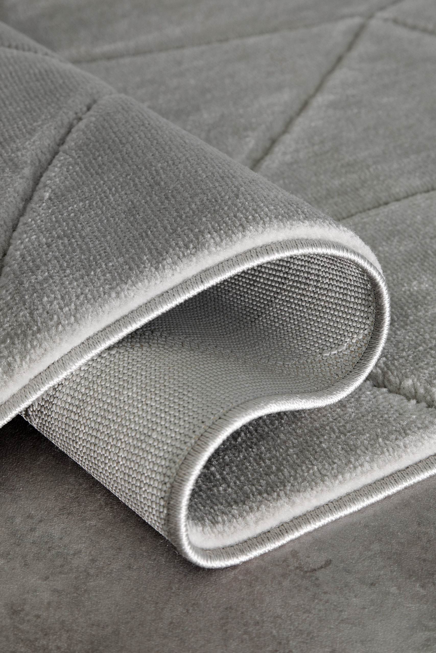 Wecon home Teppich »Unplugged, auch in quadratischer Form«, rechteckig, 10 mm Höhe, Kurzflor, Hoch Tief Struktur, gewebt, Wohnzimmer, Schlafzimmer, modern