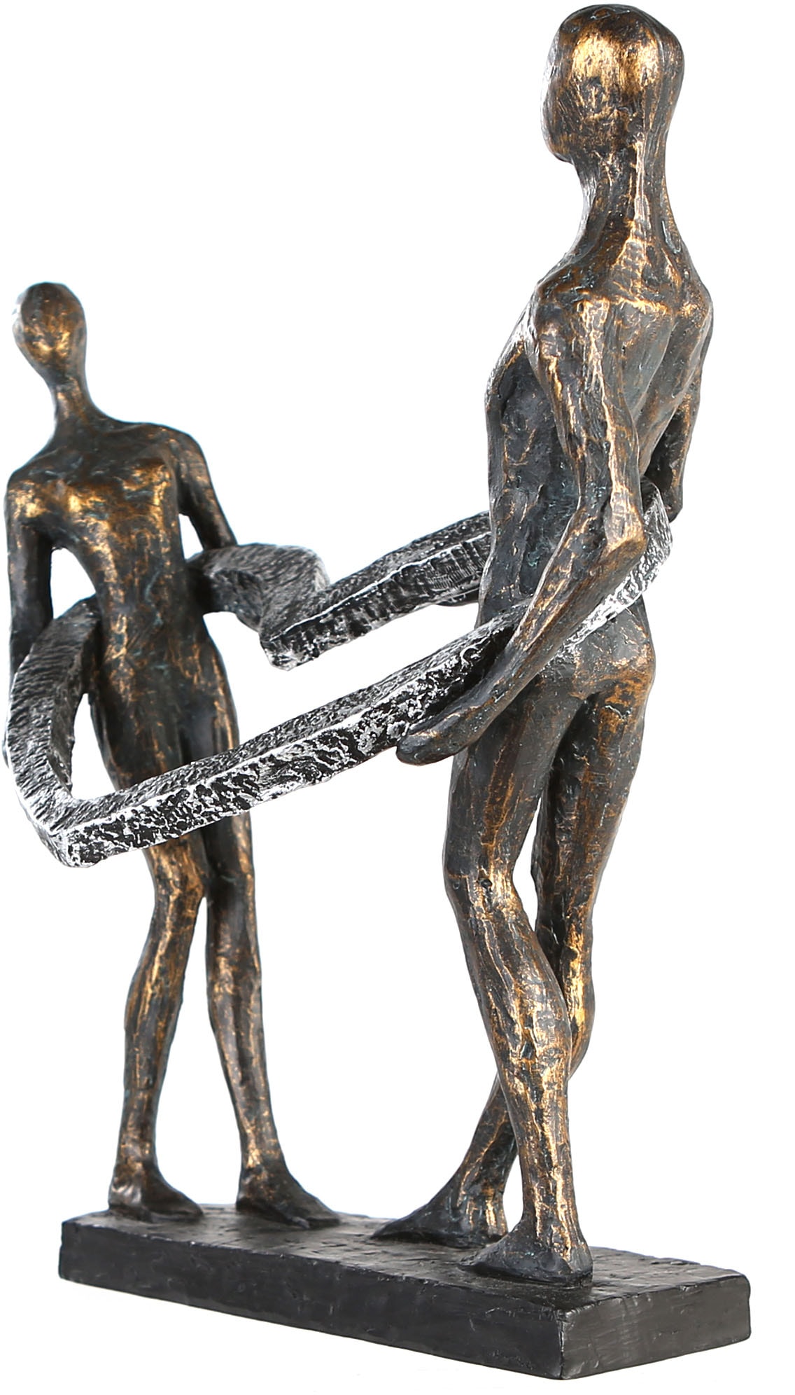 Connected«, Dekofigur Spruchanhänger, cm, by kaufen Höhe Casablanca 31 mit Wohnzimmer »Skulptur Gilde Dekoobjekt, | BAUR