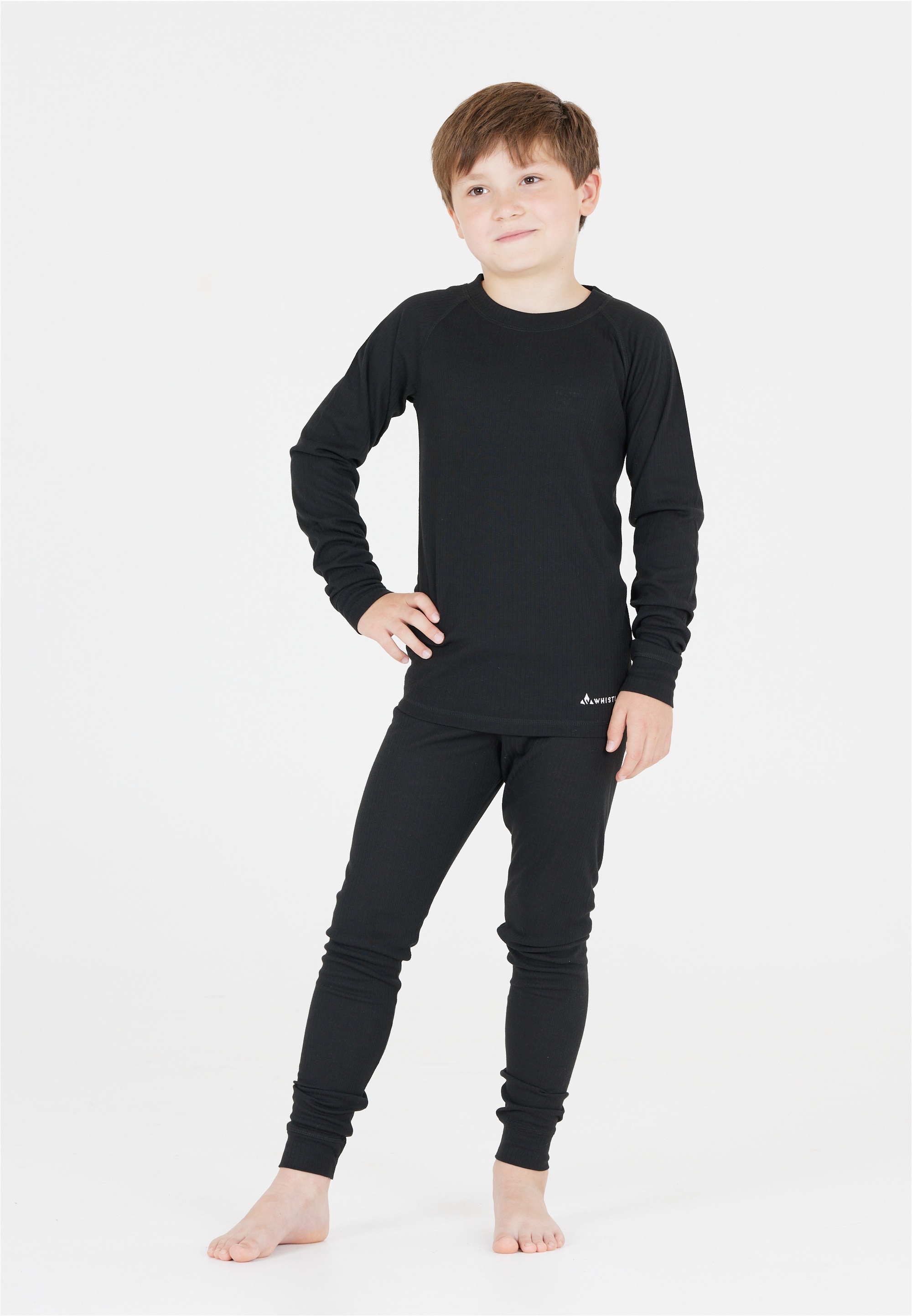 WHISTLER Funktionsshirt "Funktionswäsche-Set Oppdal" mit schlichtem Langarmshirt und Tights