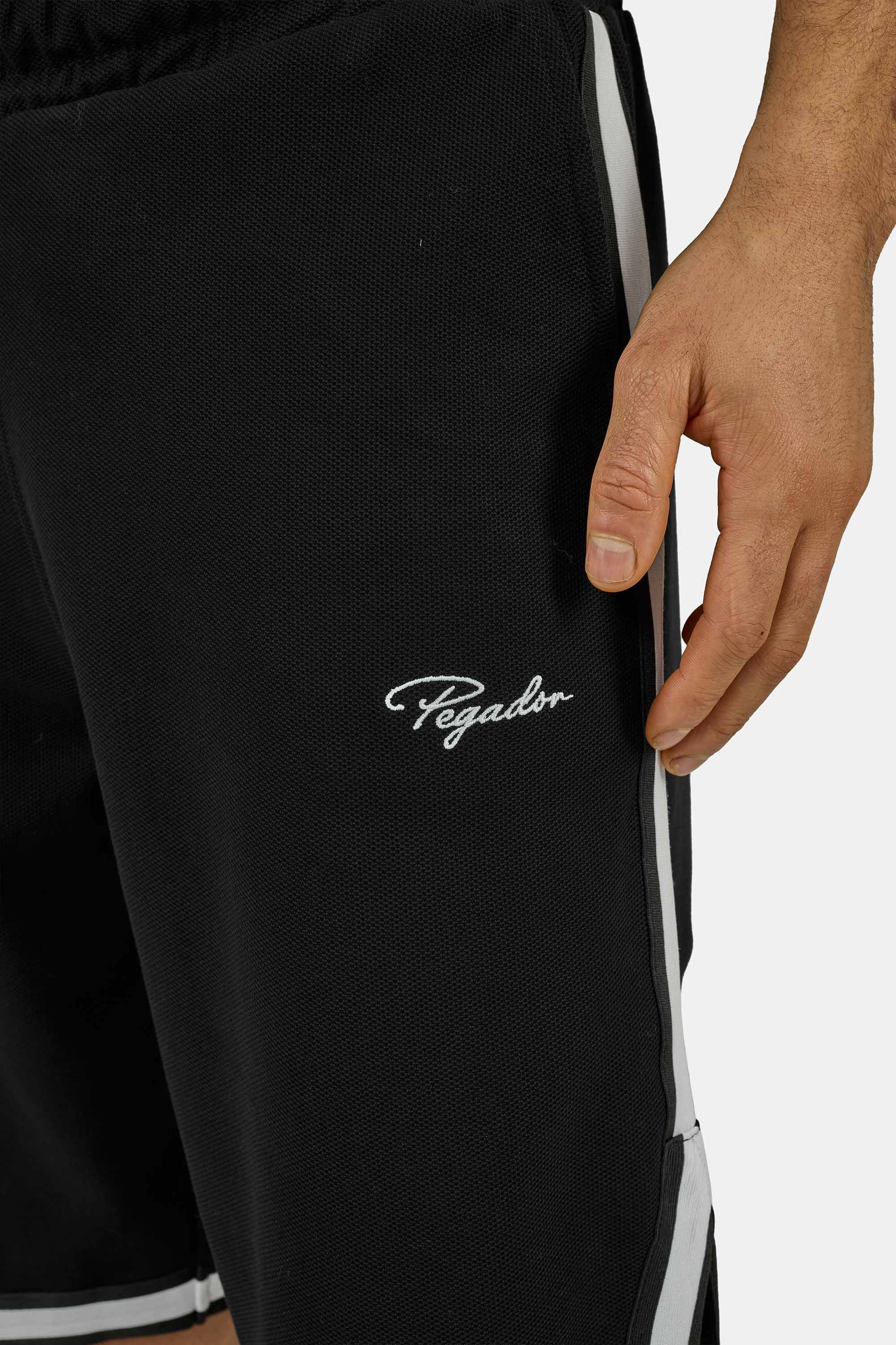 PEGADOR Sweatshorts »Signar Pique Basketball Shorts«  Baumwolle, regular fit