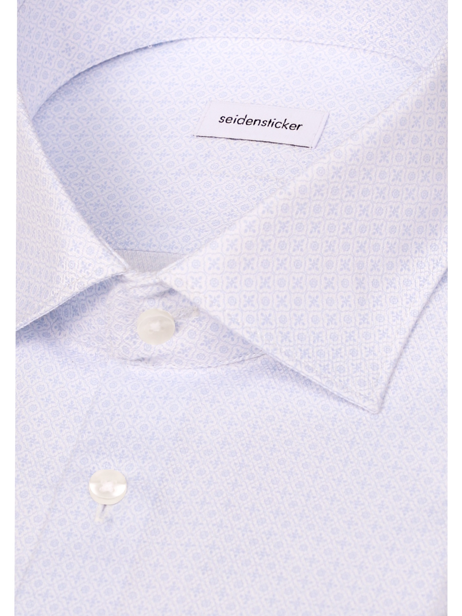 seidensticker Businesshemd »Schwarze Rose« Regular 1/1 Extra lang Kentkragen Druck