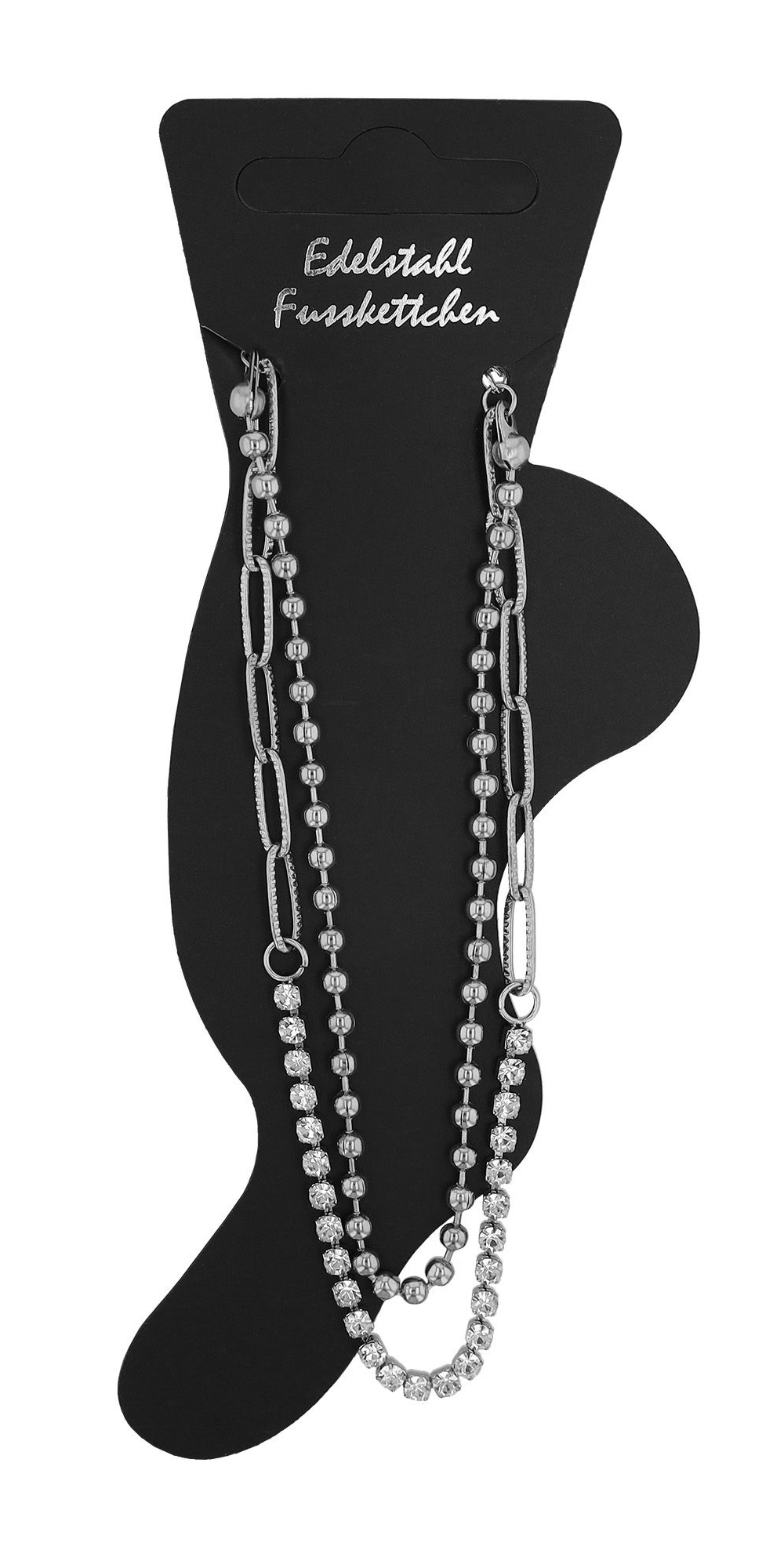 Adelia´s Fußkette »Damen Fußkettchen – aus Edelstahl« Ideal als Geschenk – dezent und elegant