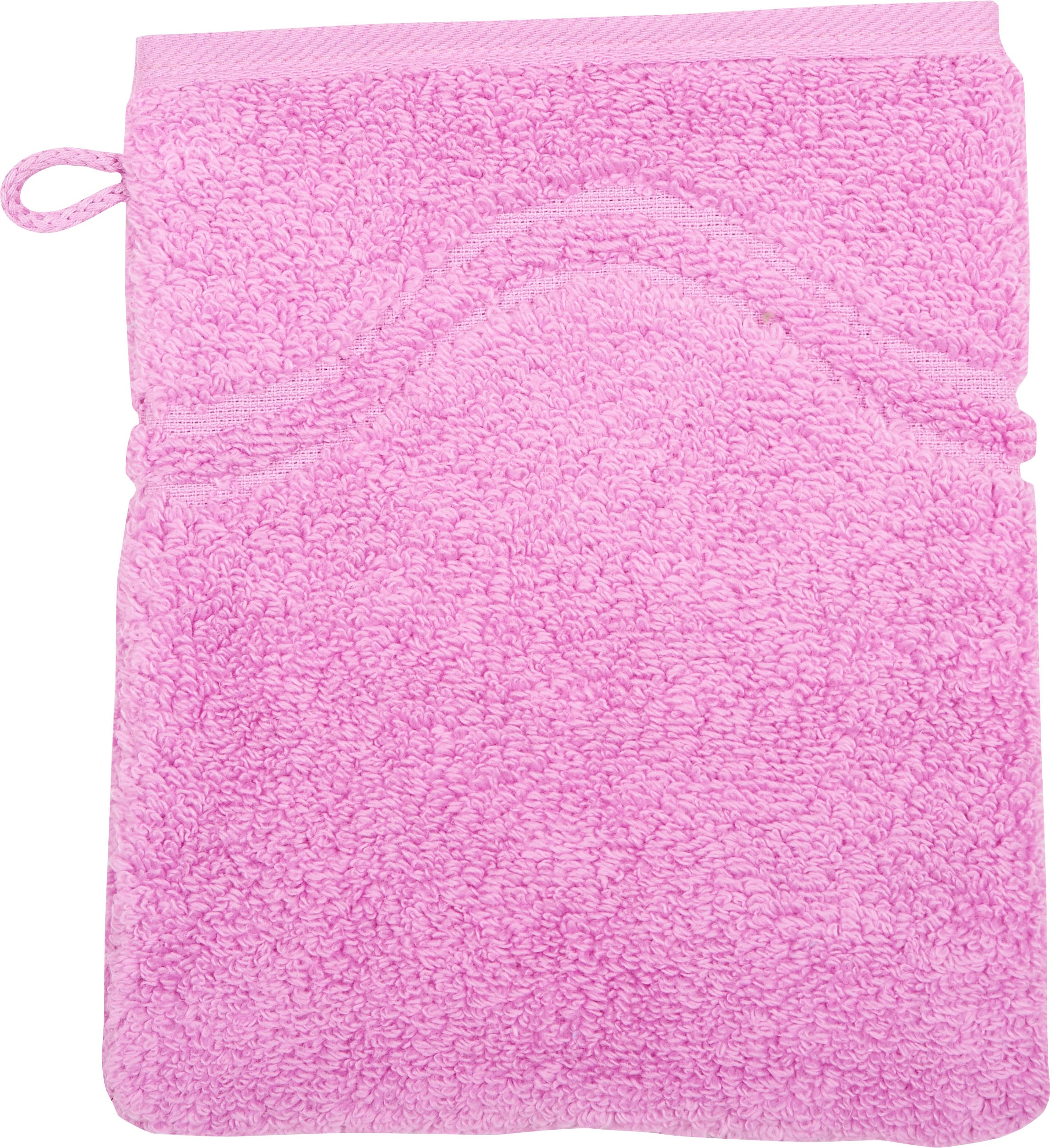 Thumbnail - ROSS Waschhandschuh "Cashmere feeling" mit Wellen-Bordüre