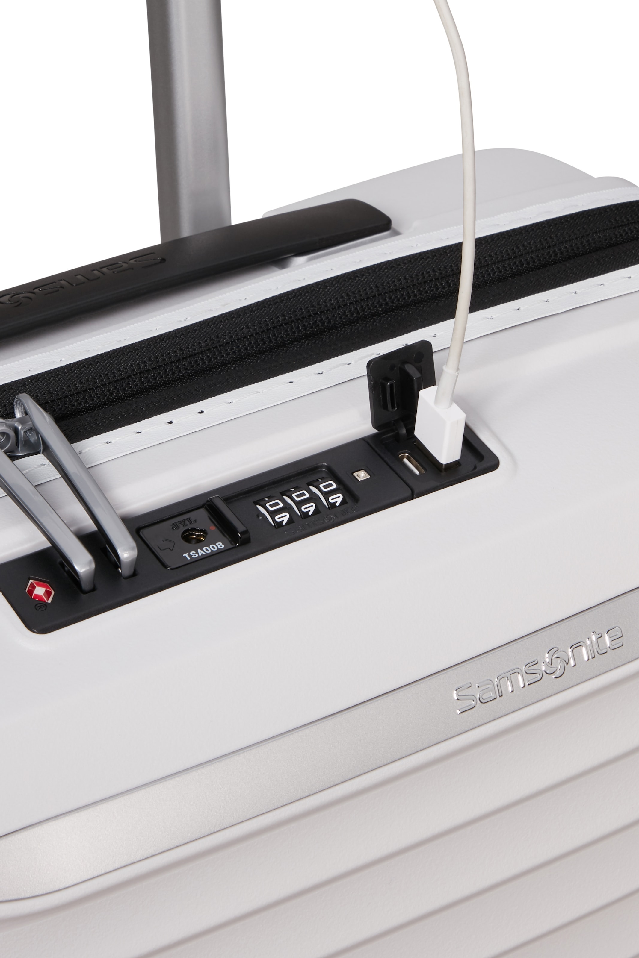 Samsonite Hartschalen-Trolley »UPSCAPE, verschiedene Größen und Farben« 39 l 4 Rollen mit Volumenerweiterung, mit Tragegriff oben und seitlich