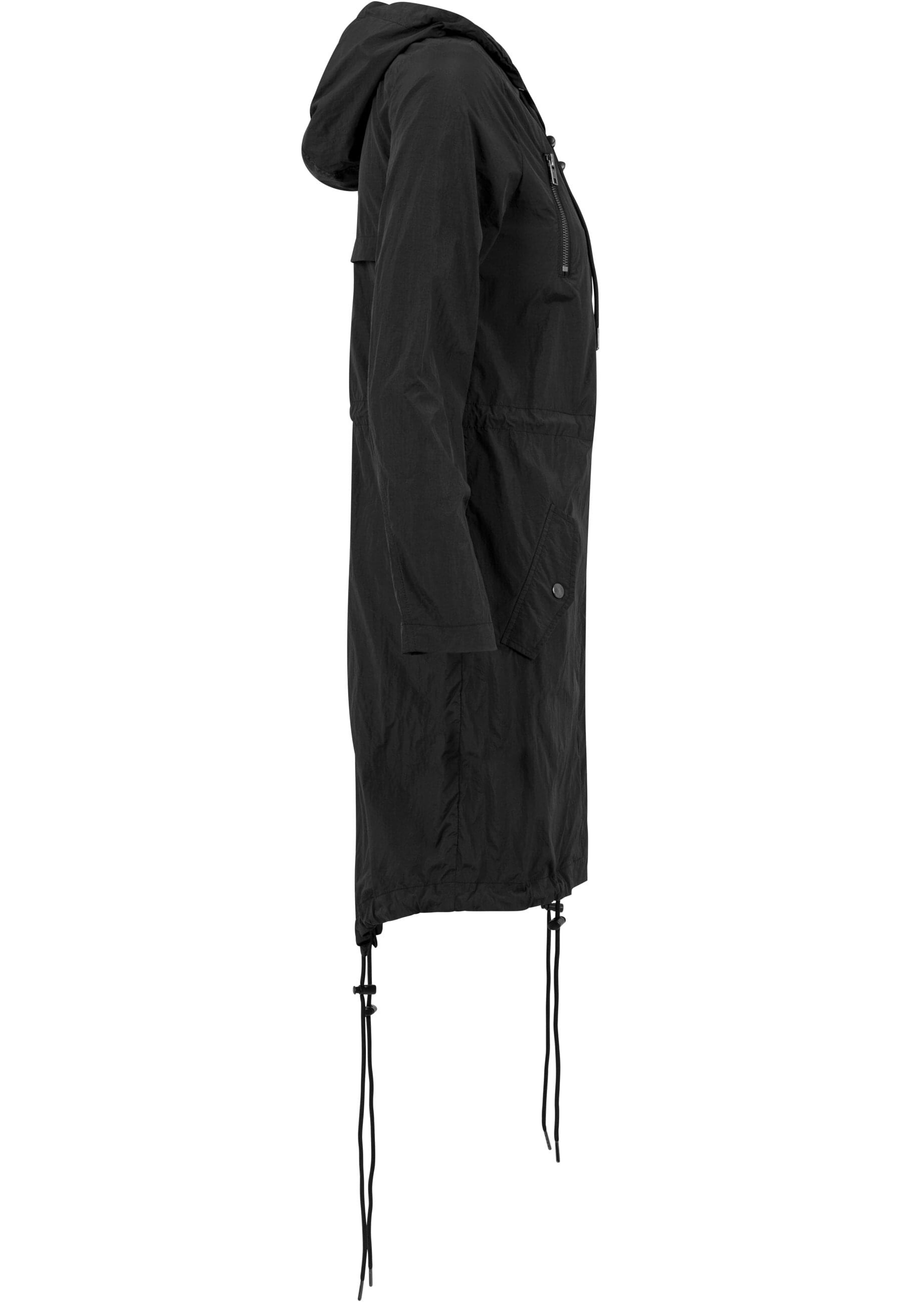 URBAN CLASSICS Parka »Urban Classics Damen Ladies Asymetric Parka«, (1 St.), mit Kapuze