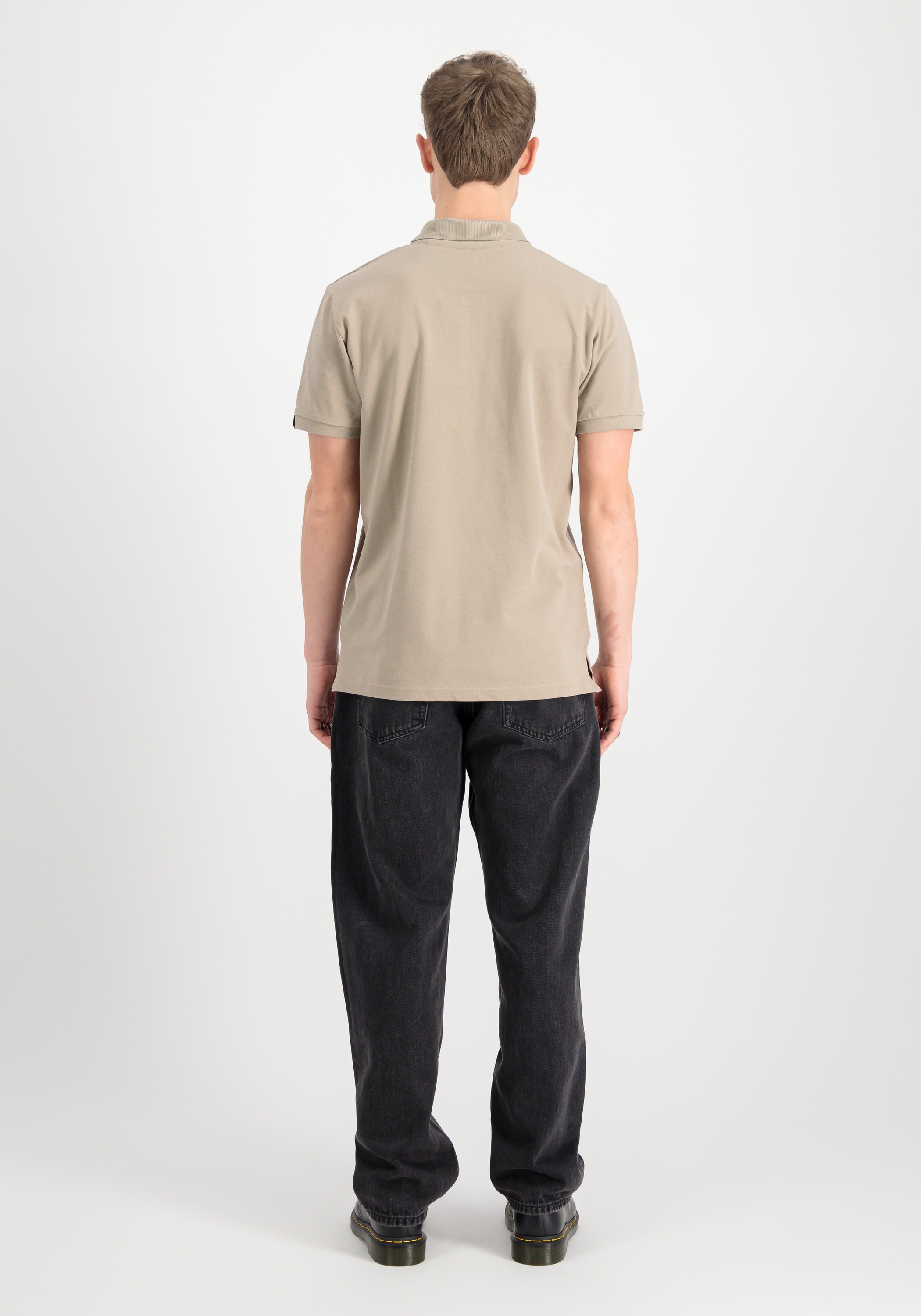 Alpha Industries Basic SL Polo Sand S 3
