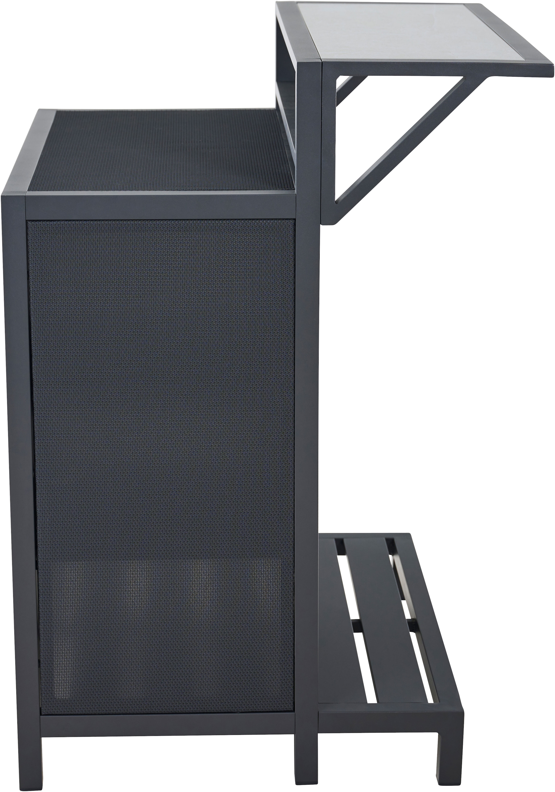 Siena Garden Gartentisch »PALMA Barelement« Aluminiumrahmen, Ranotex® Bezug dunkelgrau