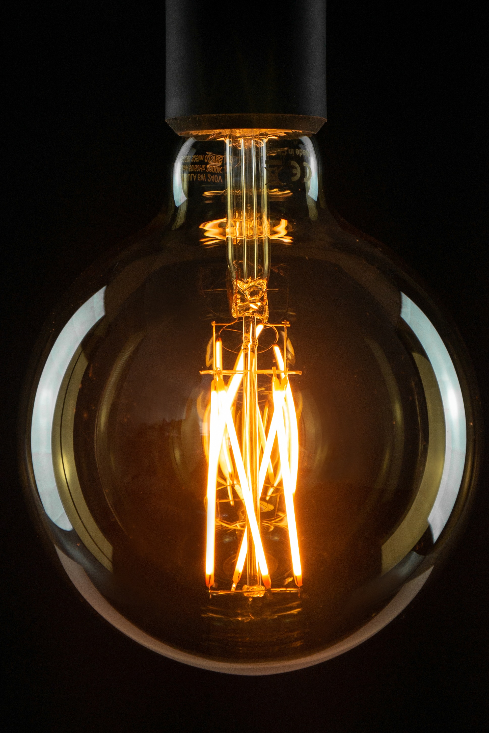 SEGULA LED-Leuchtmittel »LED Globe 125 gold«, E27, Warmweiß, dimmbar, E27, Globe 125, gold
