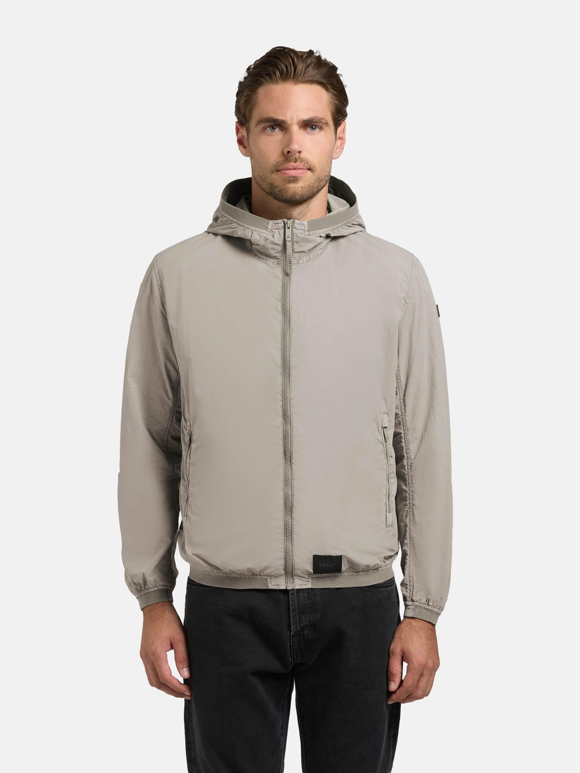 khujo Funktionsjacke "Derf" mit Kapuze leichte Übergangsjacke mit Kapuze