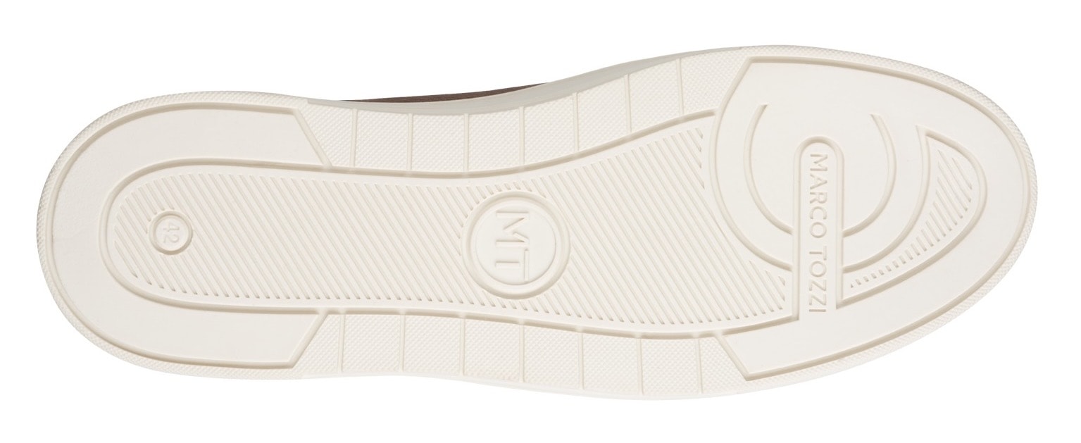 MARCO TOZZI Sneaker, Freizeitschuh, Halbschuh, Schnürschuh mit seitlicher Logoprägung