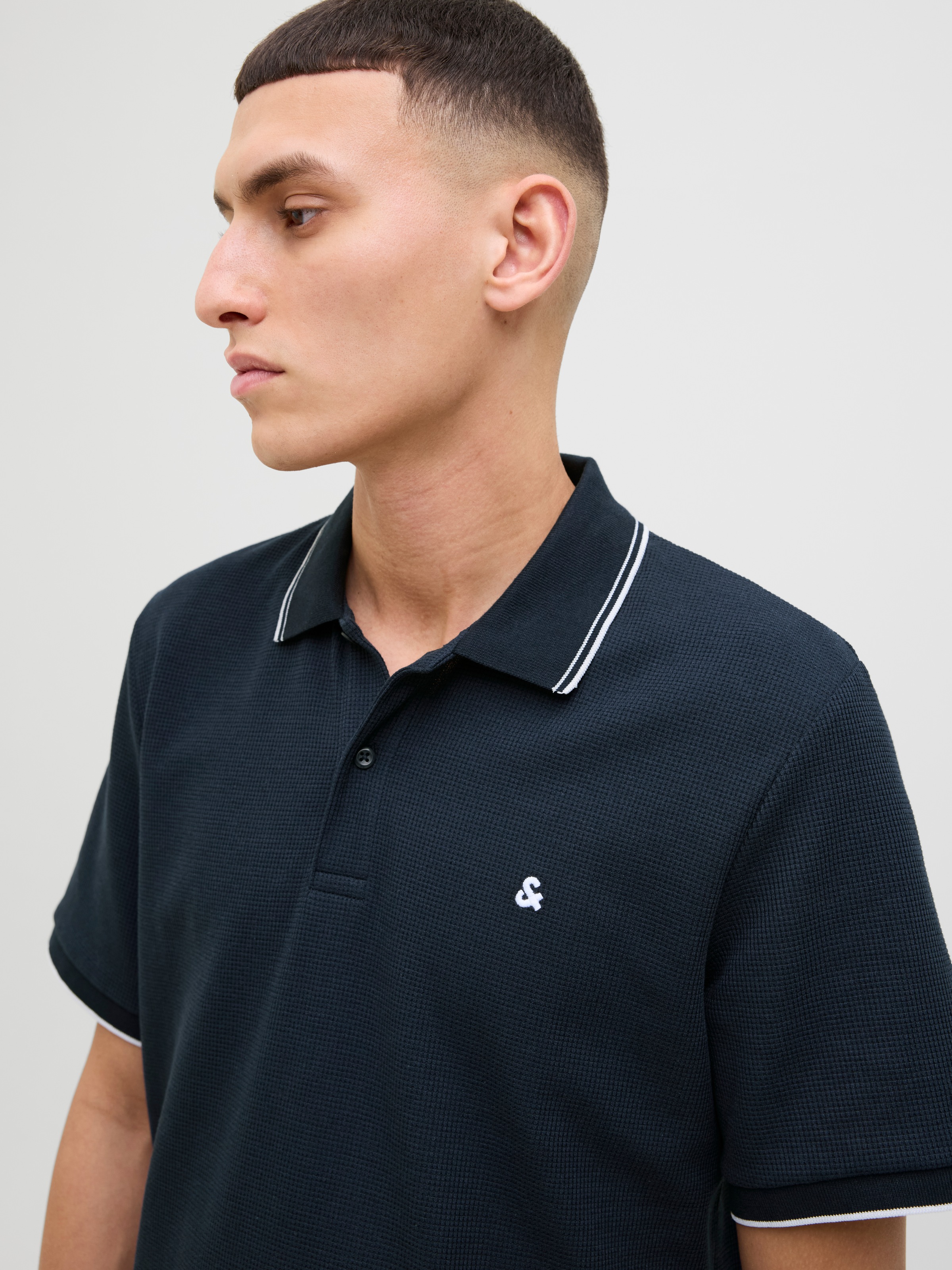 Jack & Jones Poloshirt "JJEAUSTIN POLO SS NOOS" Materialmix, regular fit günstig online kaufen
