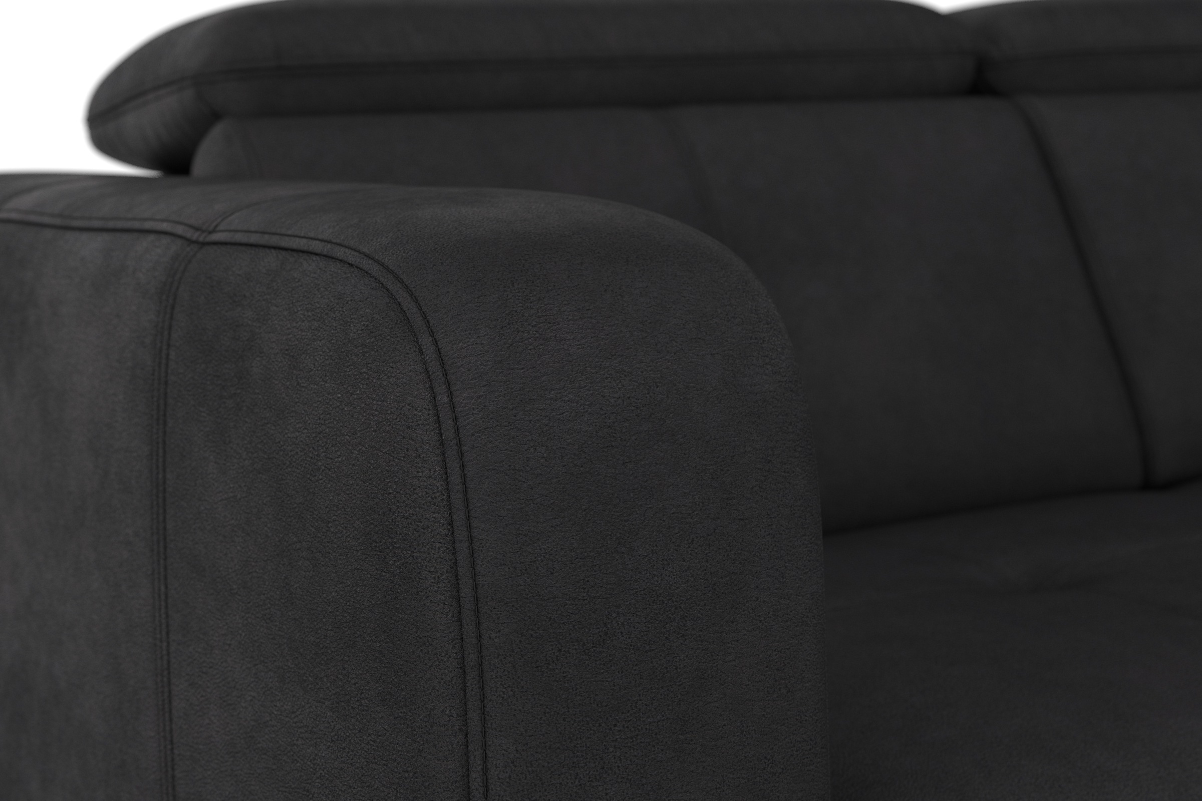 sit&more Ecksofa »Belluci L-Form«, inklusive Federkern, wahlweise mit Bettfunktion und Bettkasten