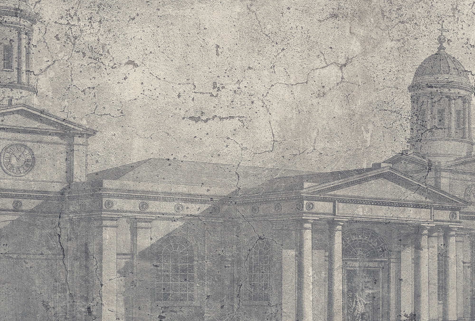 Architects Paper "Atelier 47 Old Building 1" Stadt glatt Vlies, Wand, Schräge, Decke