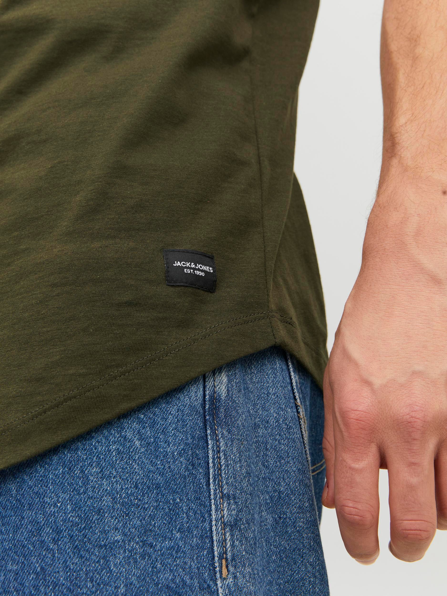 Jack & Jones Rundhalsshirt »JJENOA POCKET TEE SS«