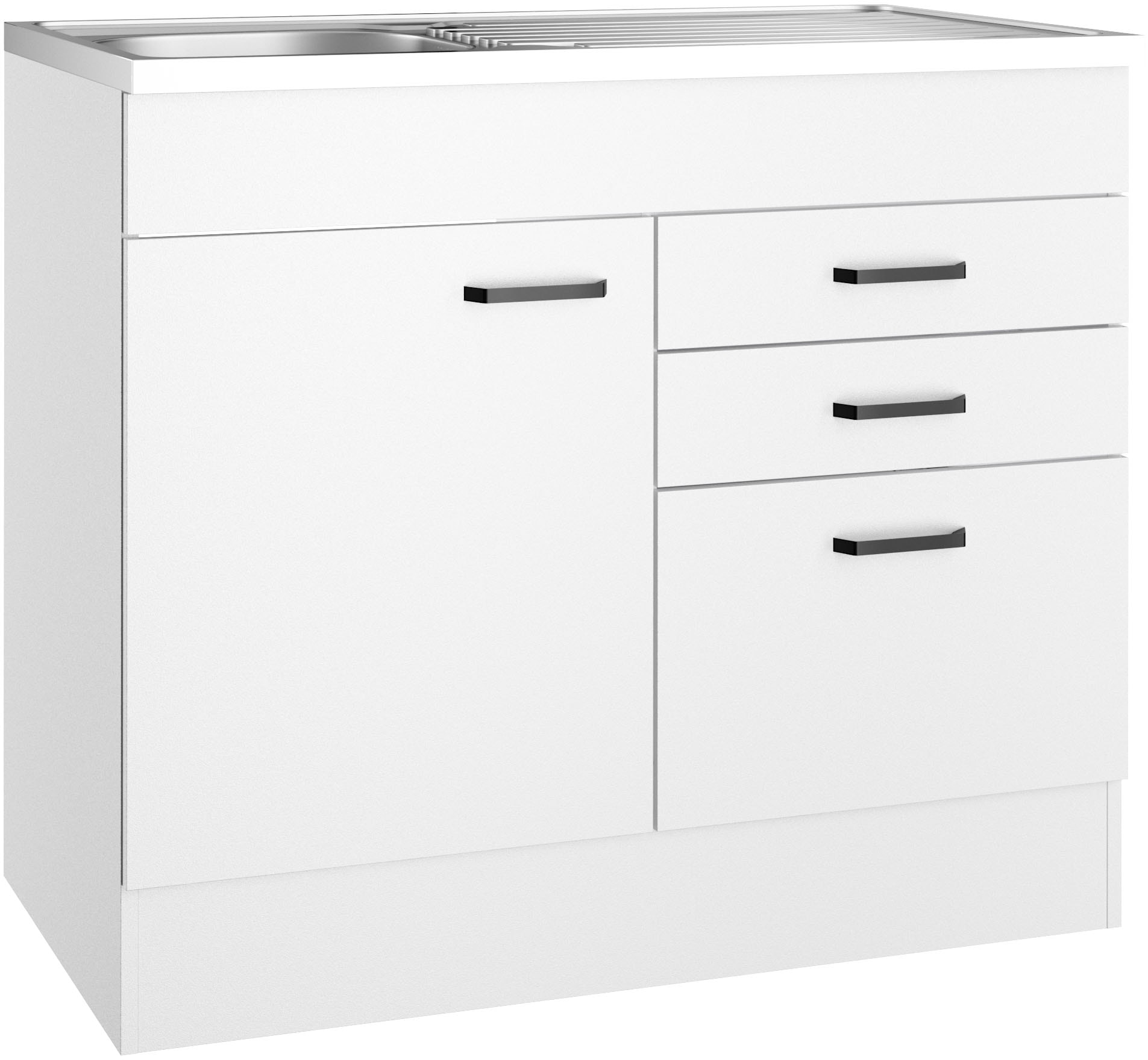 OPTIFIT Spülenschrank "OPTImulti" Breite 100 cm, Tiefe 60 cm, mit Spülenauflage