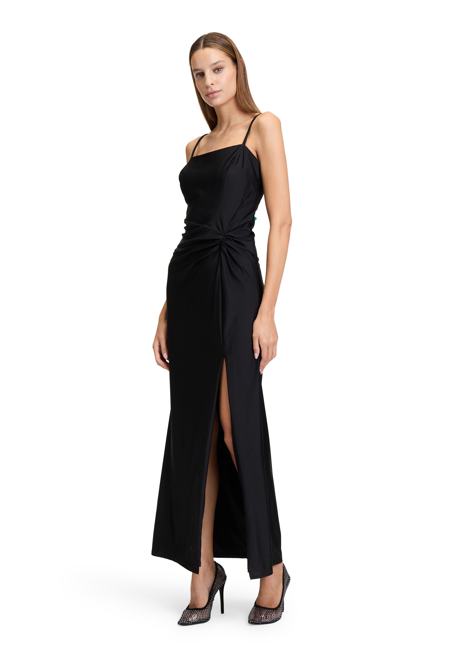 Vera Mont Abendkleid "Damen Abendkleid mit Raffung" Ohne Tasche Wickel-Desi günstig online kaufen