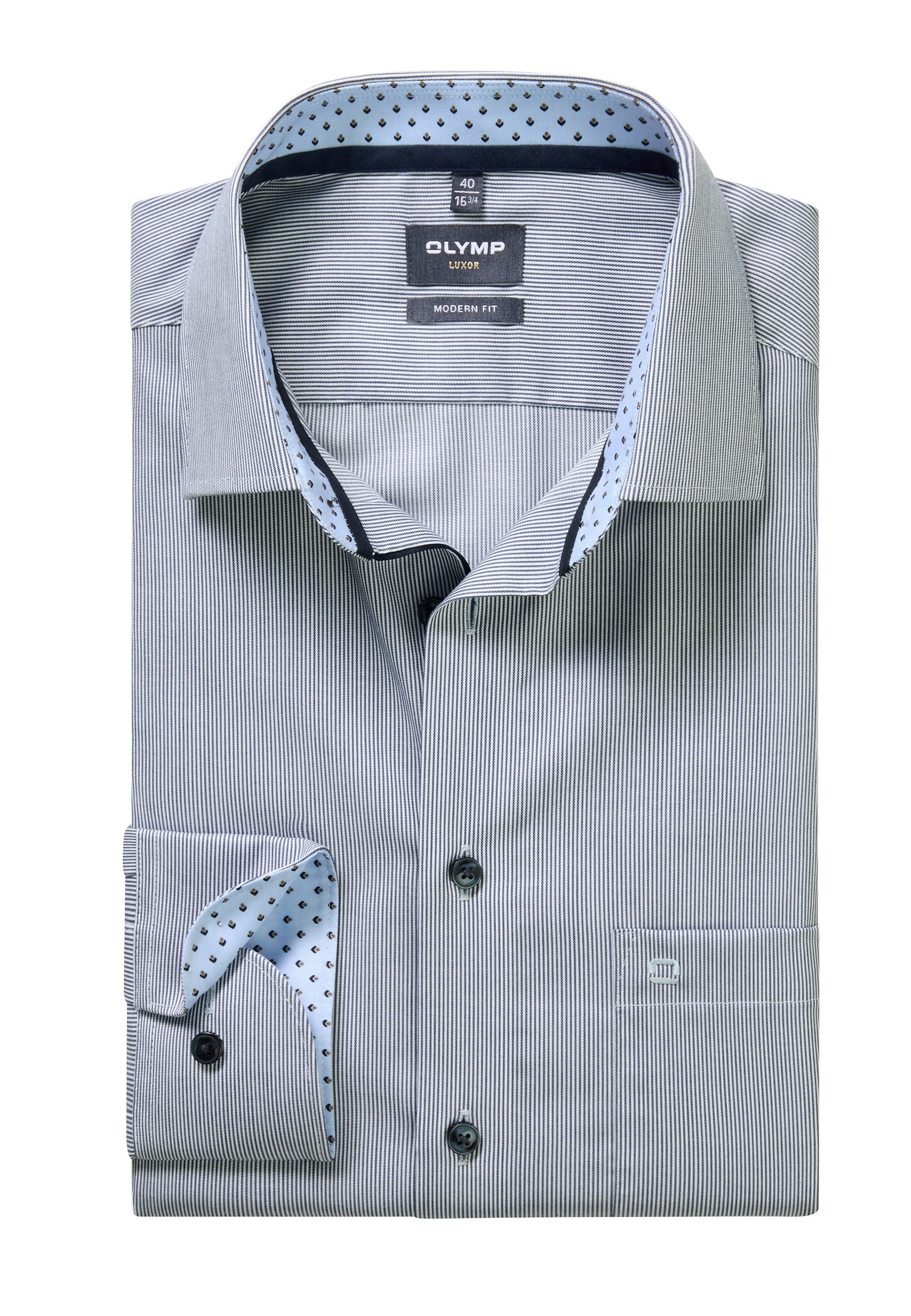 OLMP Luxor Business Shirt Navy 43 6