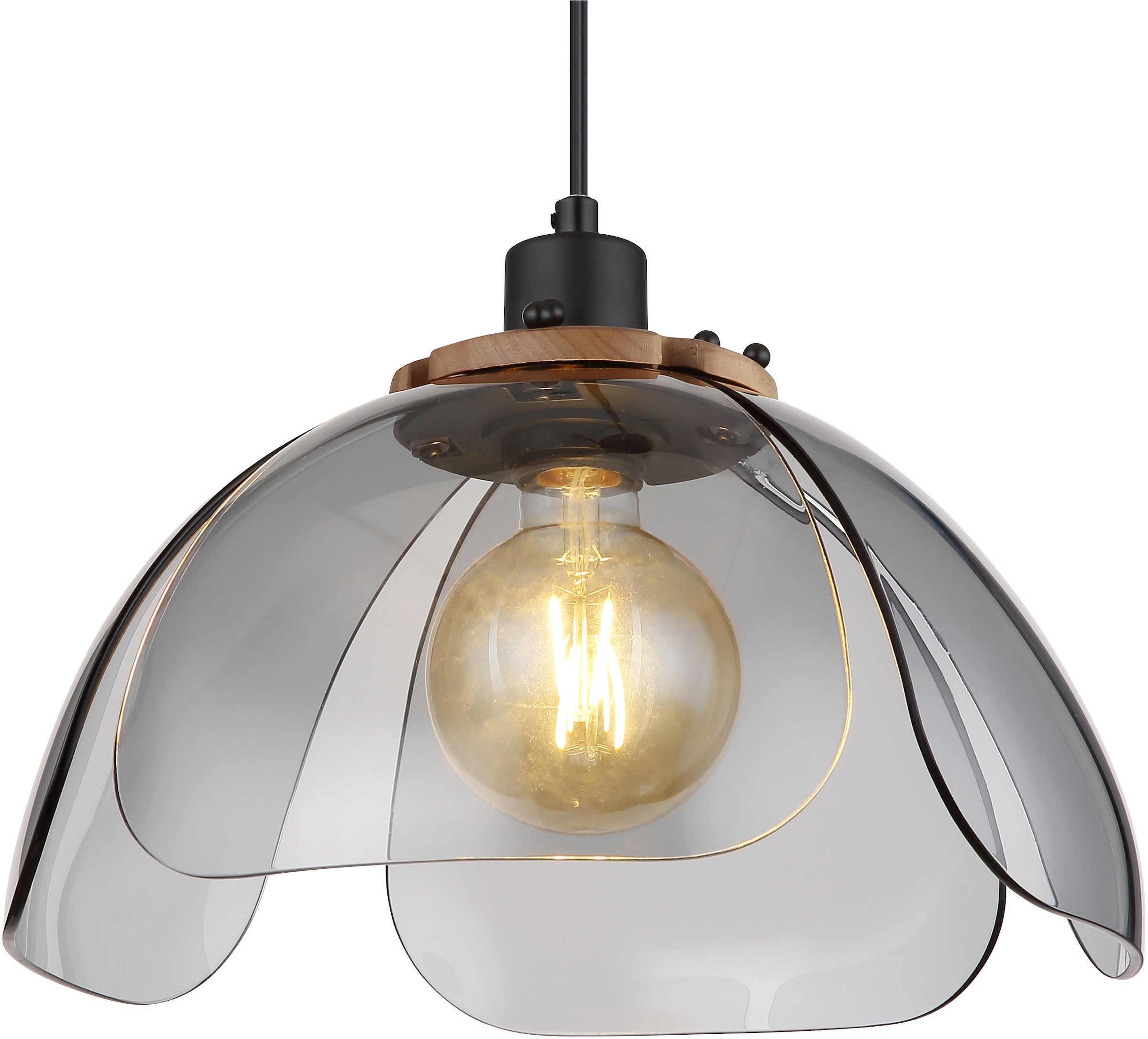 GLOBO LIGHTING Hängeleuchte »DAWAR«, Leuchtmittel E27 | ohne Leuchtmittel, Hängelampe/Pendelleuchte/Esszimmer/Wohnzimmer/Esstisch