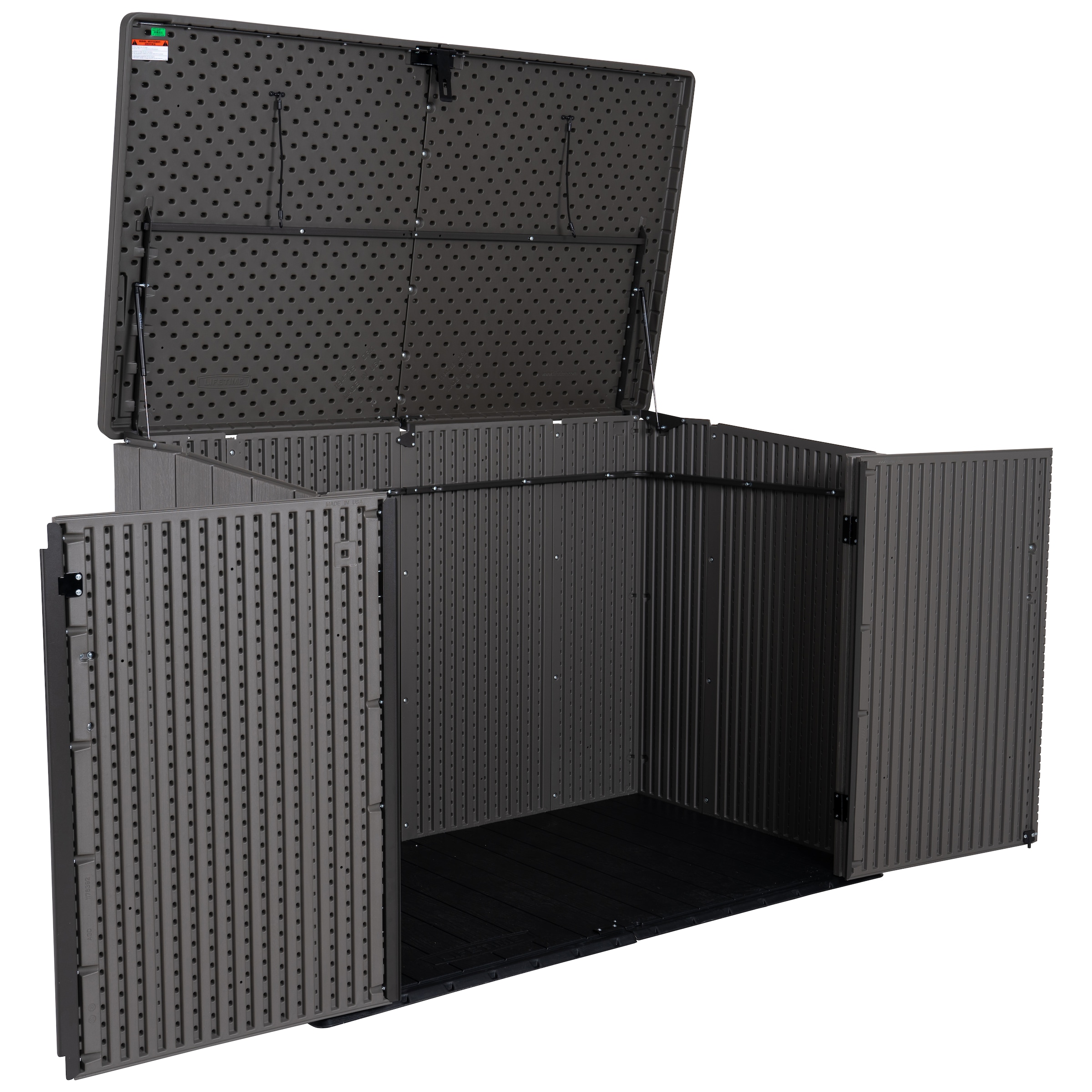 Lifetime Mülltonnenbox »Geräteschrank Greg«, Platz für 3 Mülltonnen je 240 L, BxHxT: 191x108x132 cm