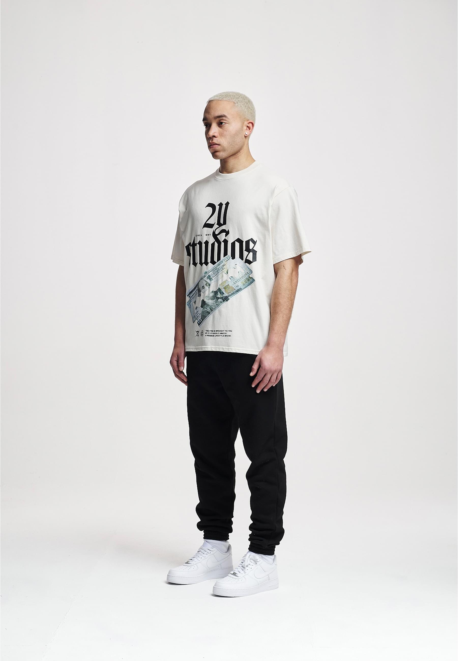 2Y Studios T-Shirt »2Y Studios Herren Razor Oversize Tee«, (1 tlg.)