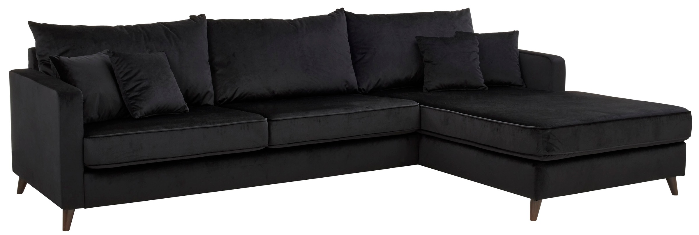 Home affaire Ecksofa »Renesse L-Form«, lose Kissen, Keder an Sitzkissen