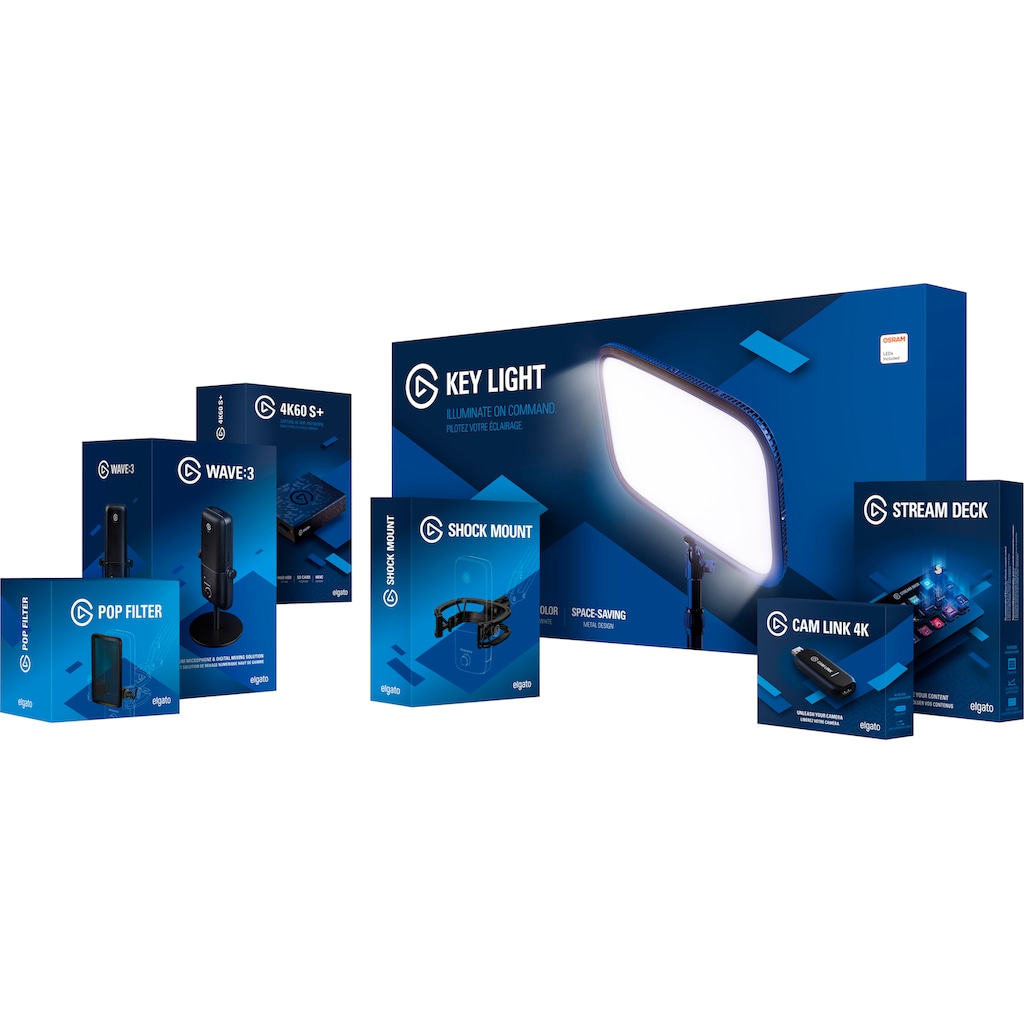 Elgato Streaming Boxen »Elgato Streaming Bundle, Pro Pack«, (7 St.)