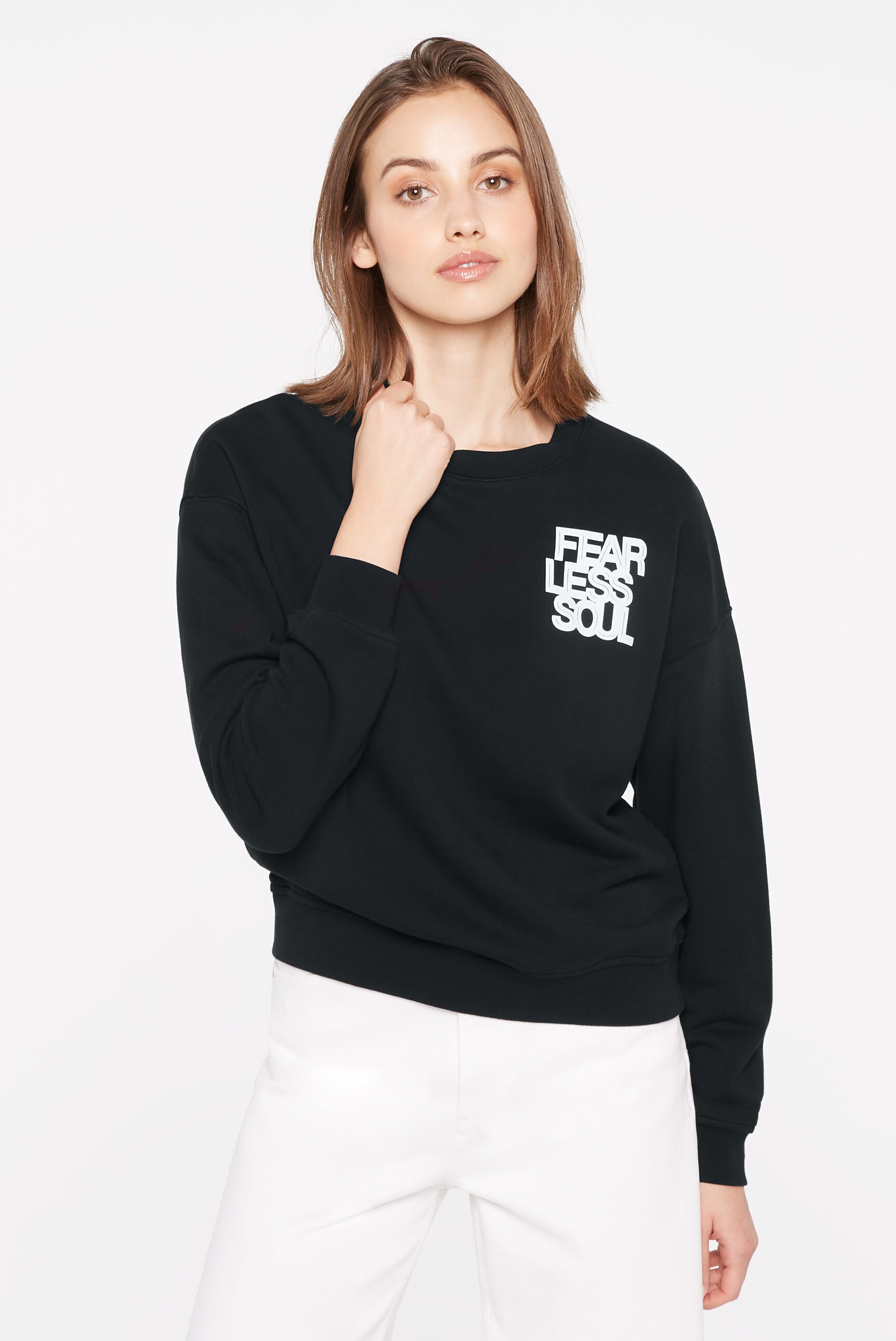 Harlem Soul Sweater, mit Rippbündchen