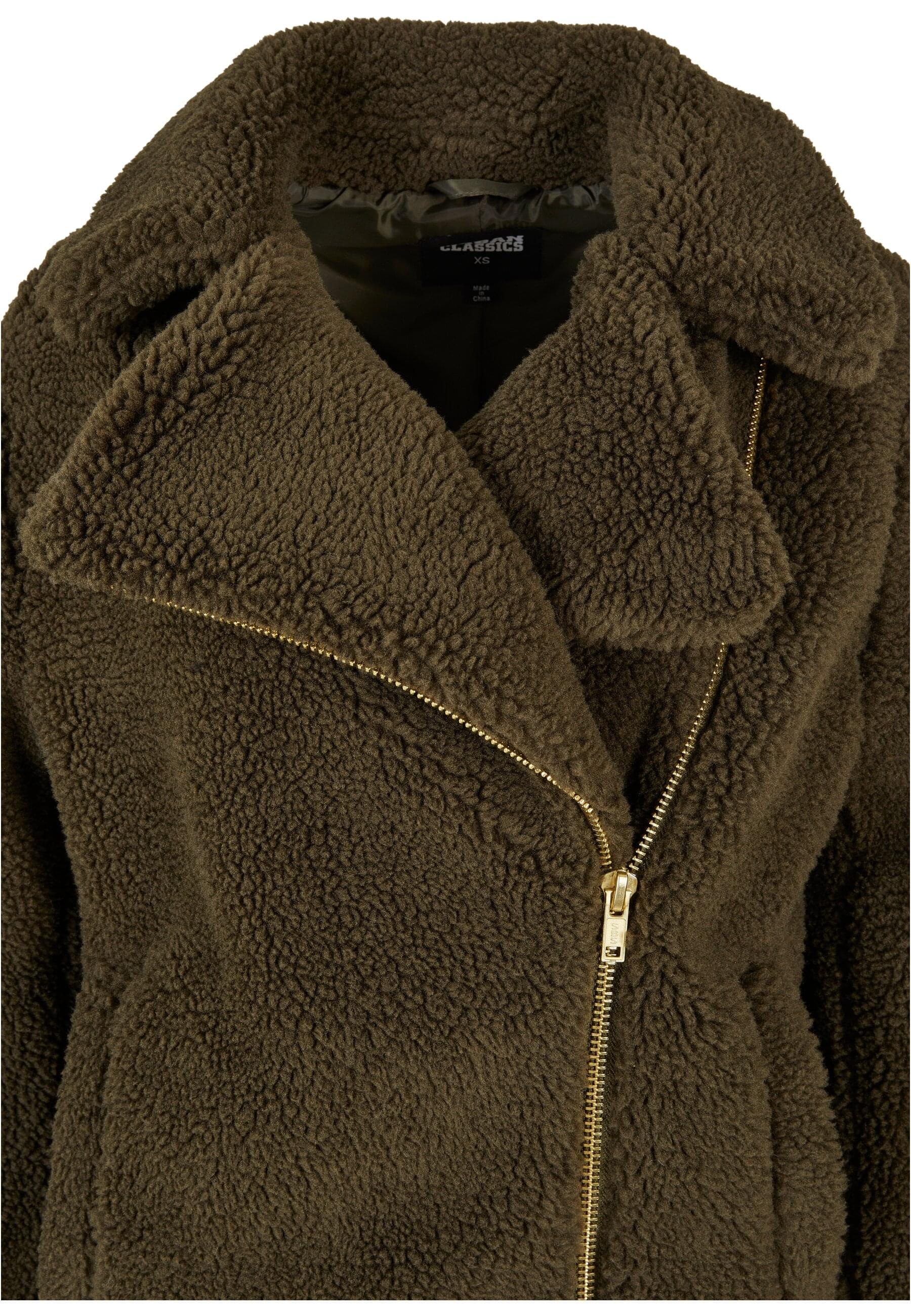 Thumbnail - URBAN CLASSICS Winterjacke "Urban Classics Damen Ladies Sherpa Biker Jacket" 1 Stk. tlg. ohne Kapuze