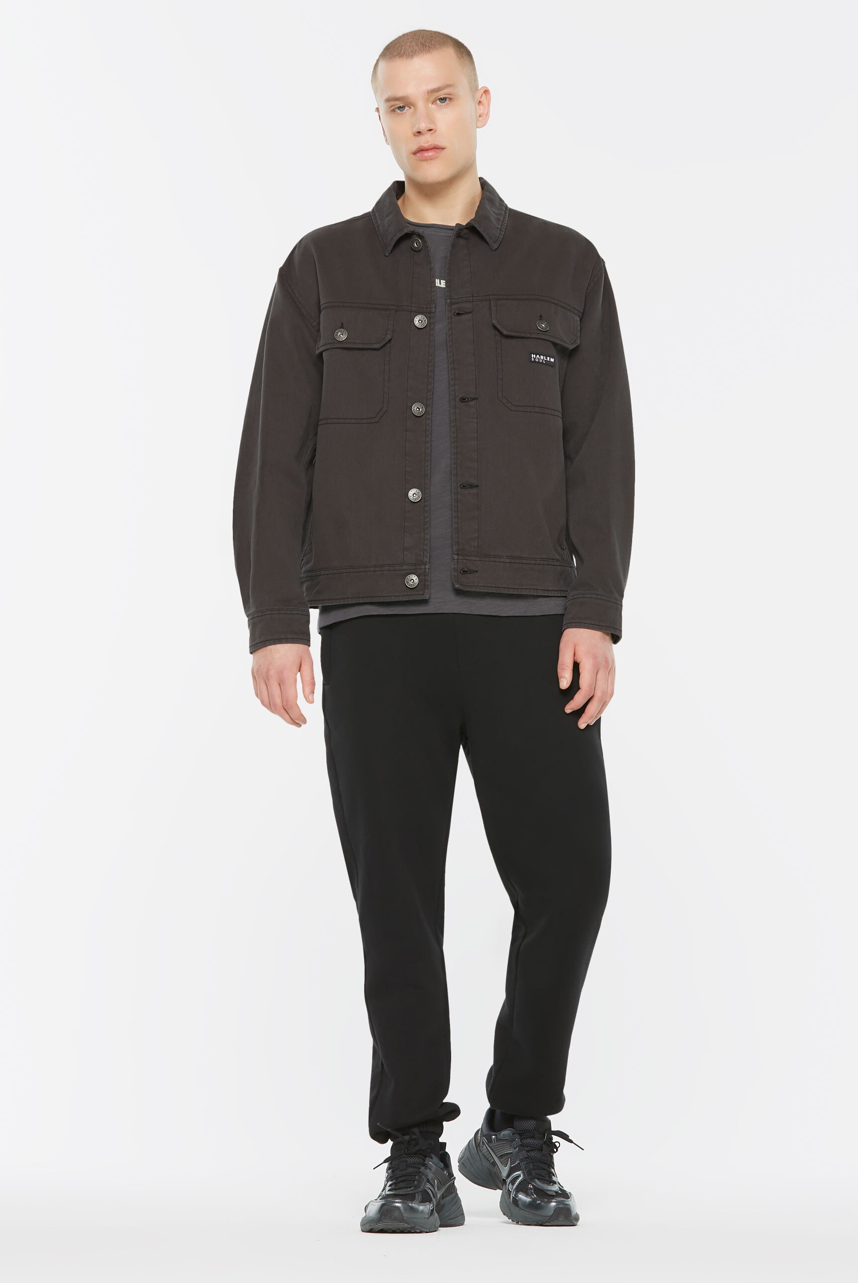 Harlem Soul Jeansjacke ohne Kapuze