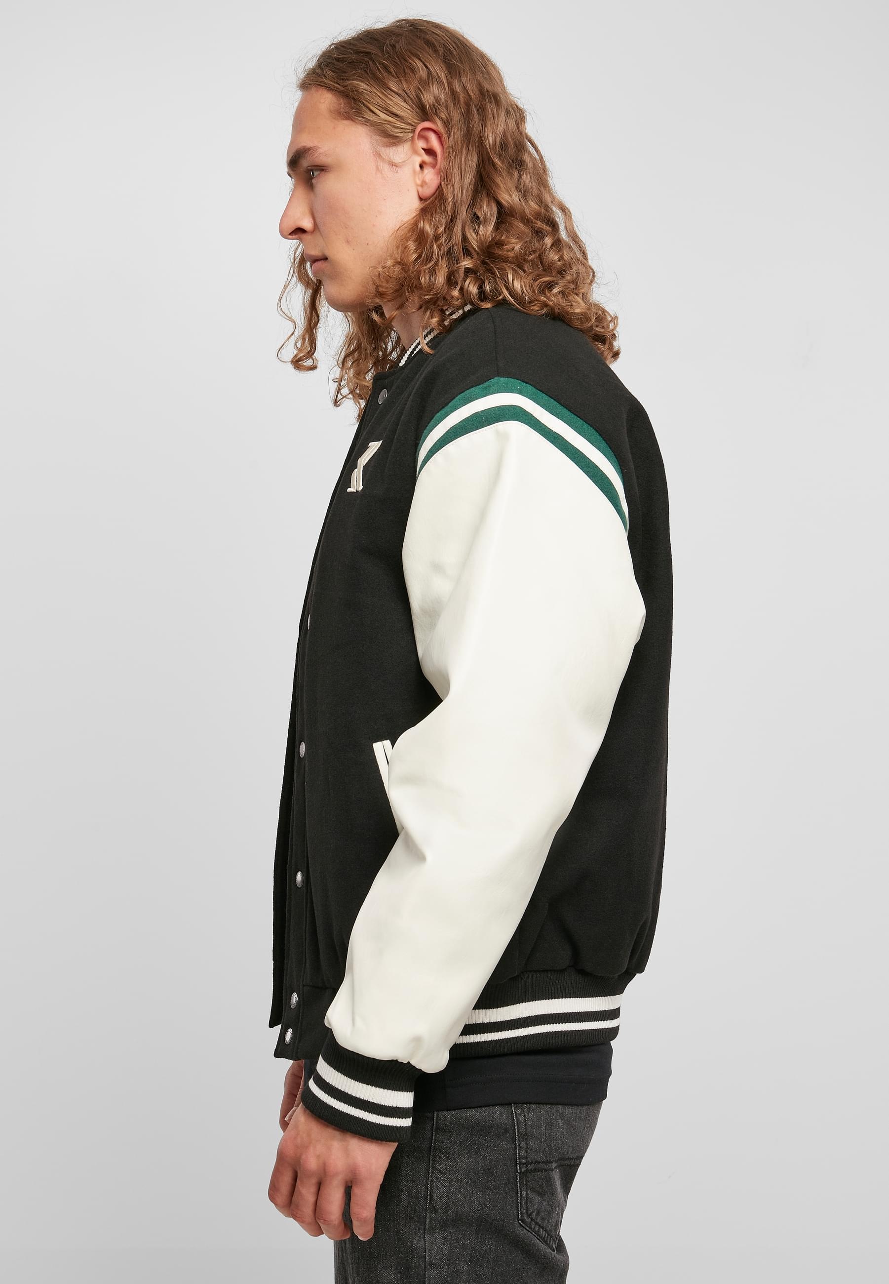 Karl Kani Allwetterjacke »Karl Kani Herren KM223-075-2 OG College Jacket«, (1 St.), ohne Kapuze