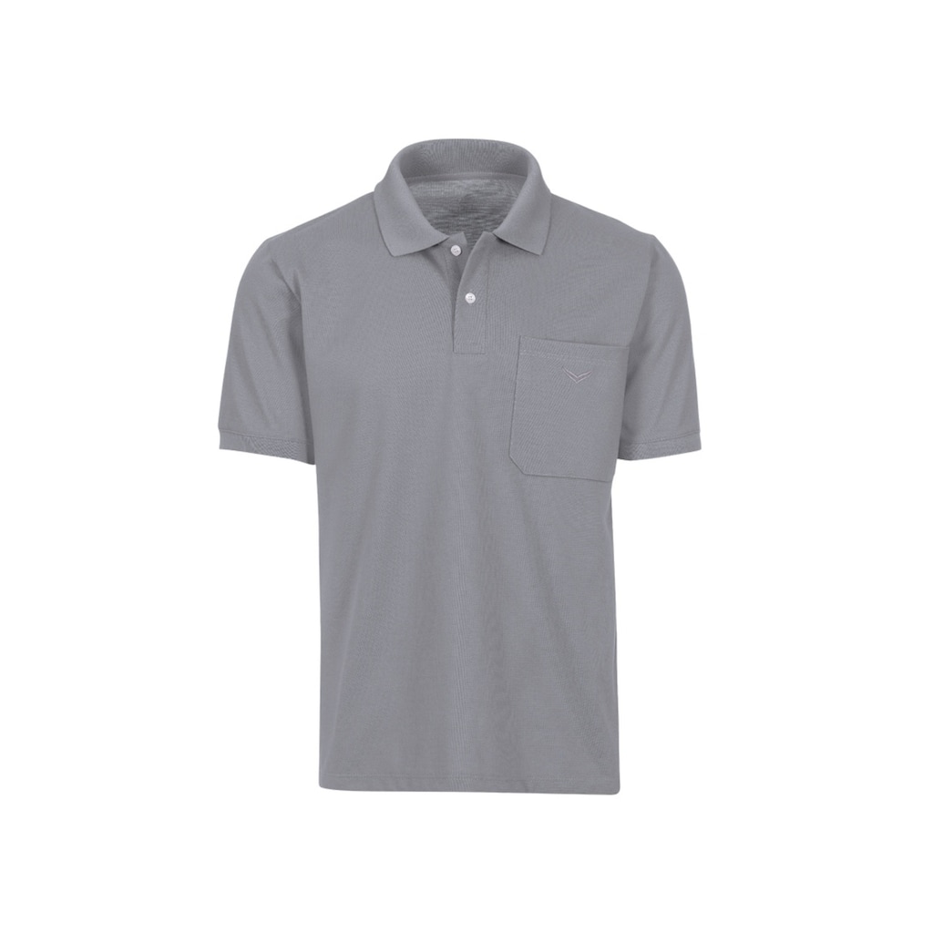 Trigema Poloshirt »TRIGEMA Polohemd mit Brusttasche«, (1 tlg.)