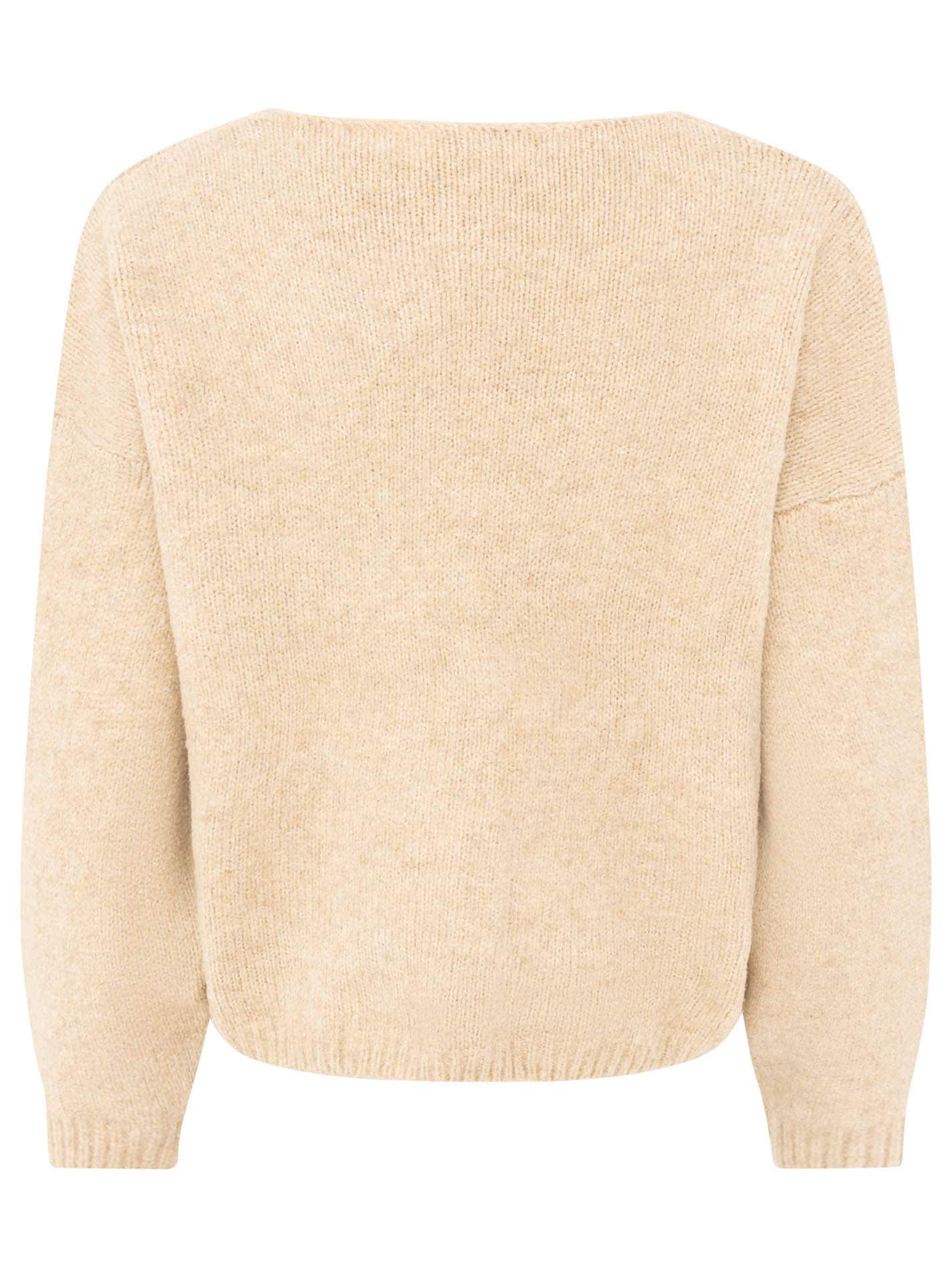 Zwillingsherz Strickjacke »"Knöpfe"«, kuschelig, mit kleinen Knöpfen und Wollanteil
