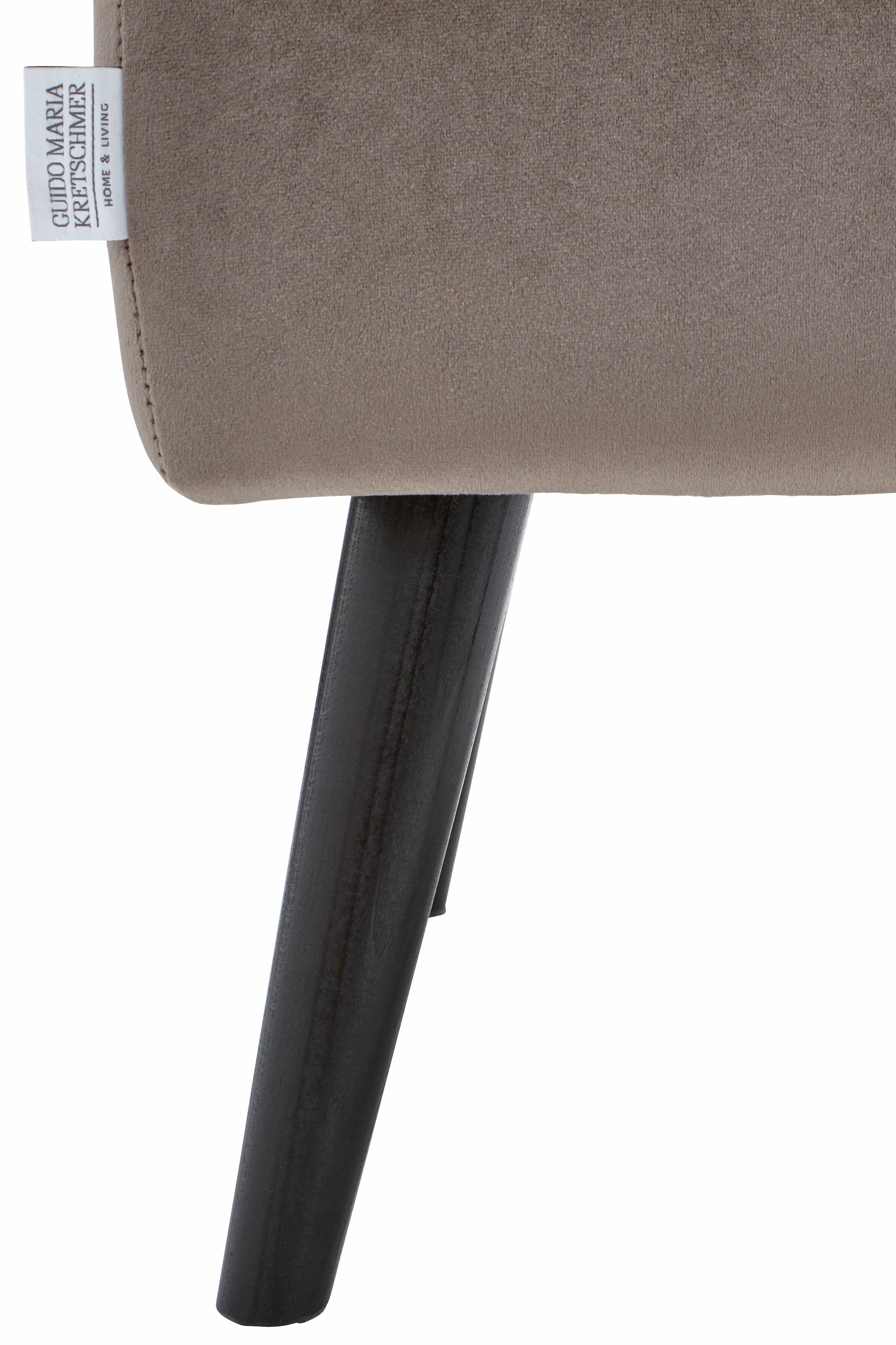 Guido Maria Kretschmer Home&Living Hocker »Salla«, Bezug auch in Luxus-Microfaser in Teddyfelloptik