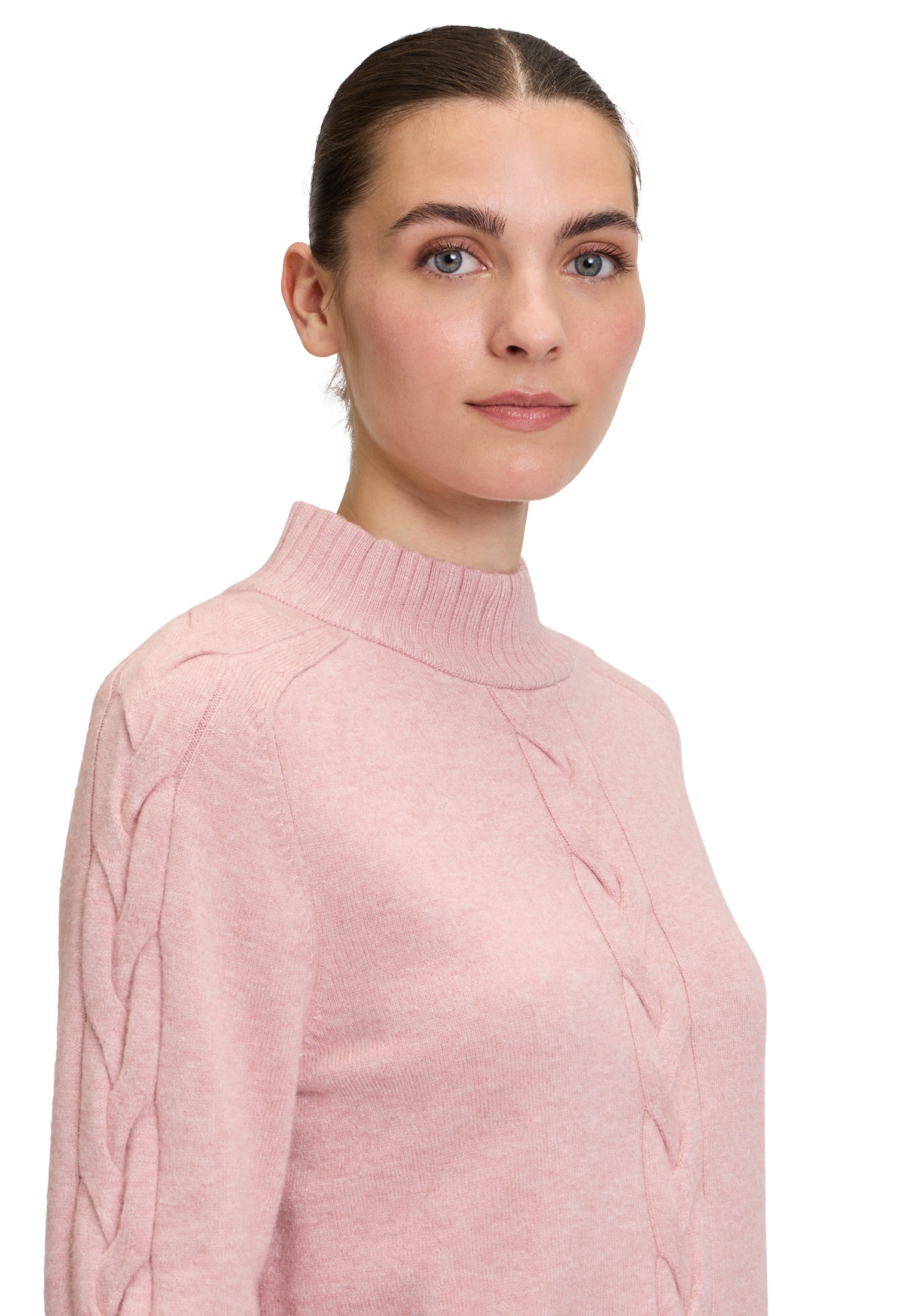 Betty Barclay Strickpullover »Betty Barclay Damen Strickpullover mit Stehkragen«, (1 tlg.), Material