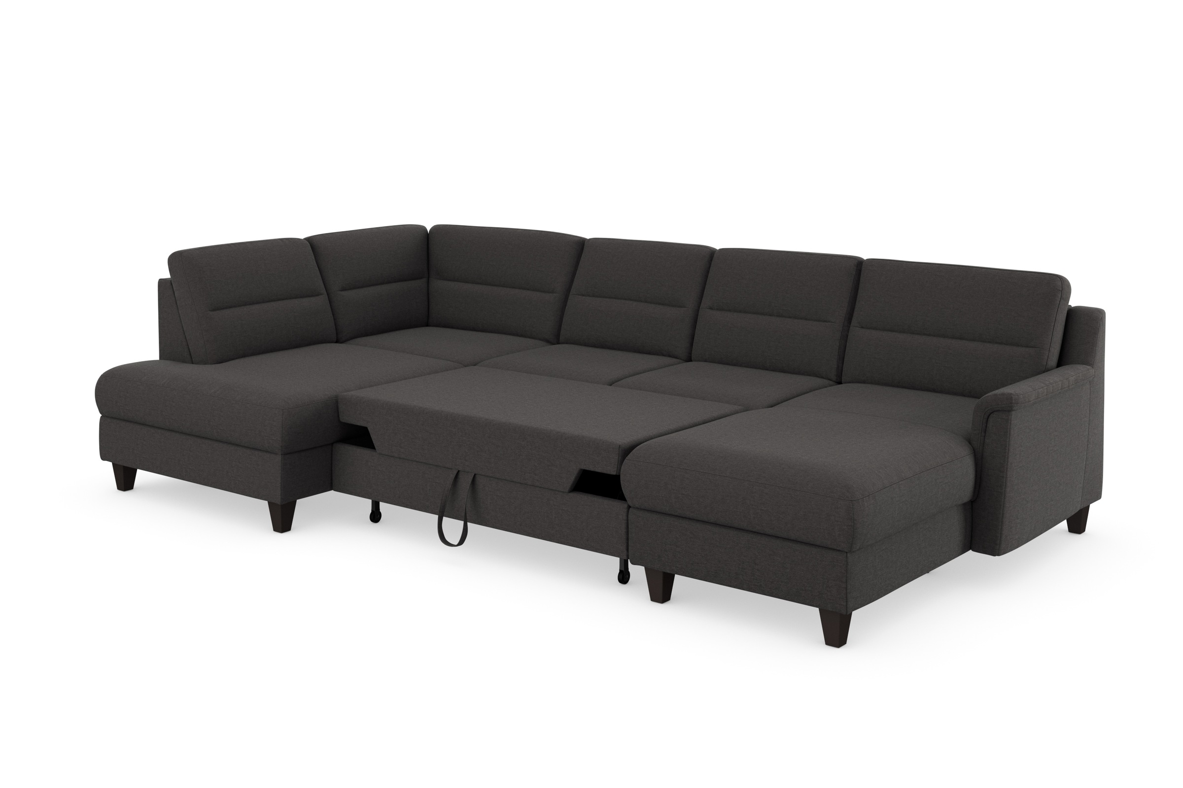 sit&more Wohnlandschaft »Farö U-Form«, inklusive Federkern, wahlweise mit Bettfunktion und Bettkasten