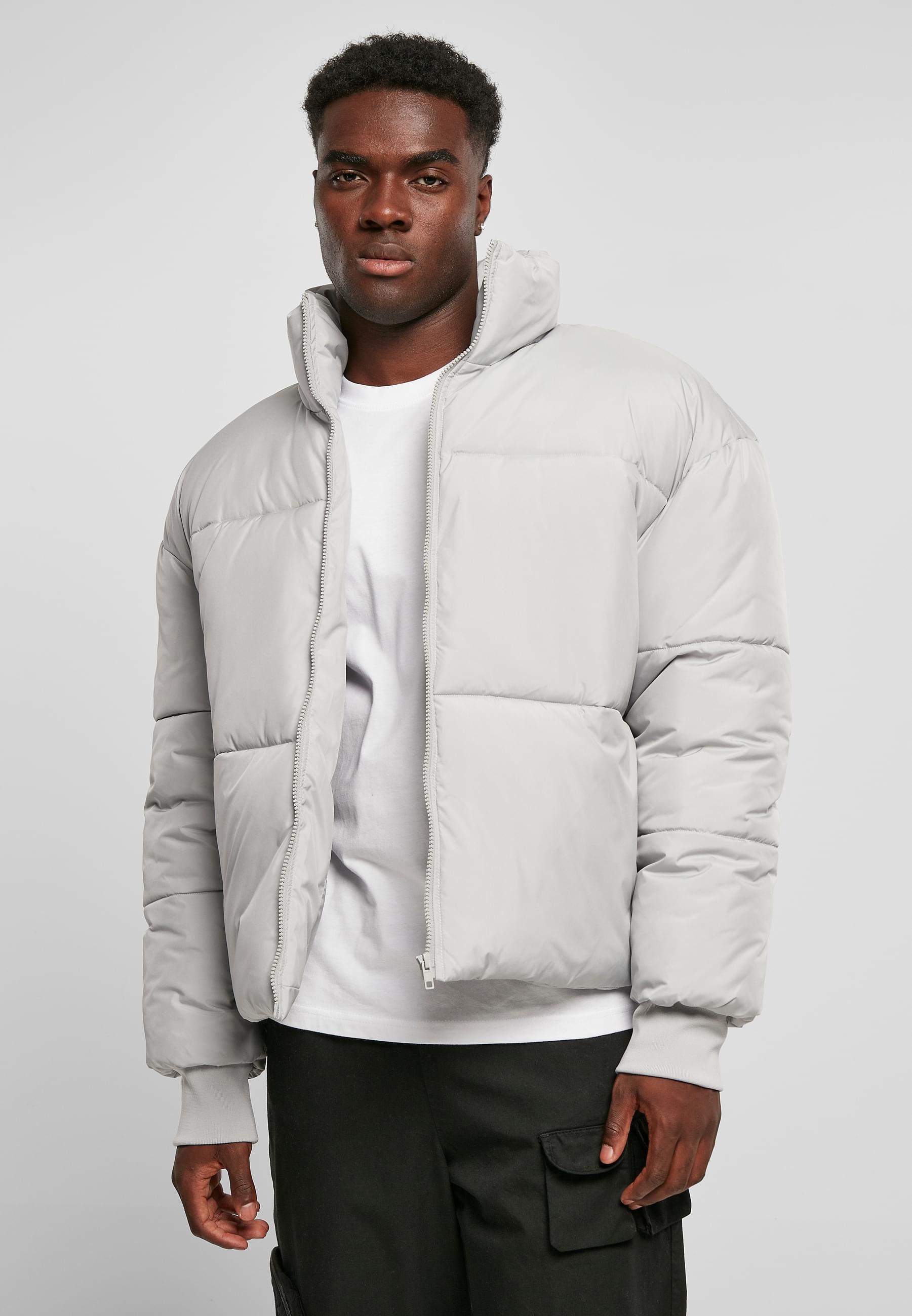 URBAN CLASSICS Winterjacke »Urban Classics Herren Short Big Puffer Jacket«, (1 St.), ohne Kapuze