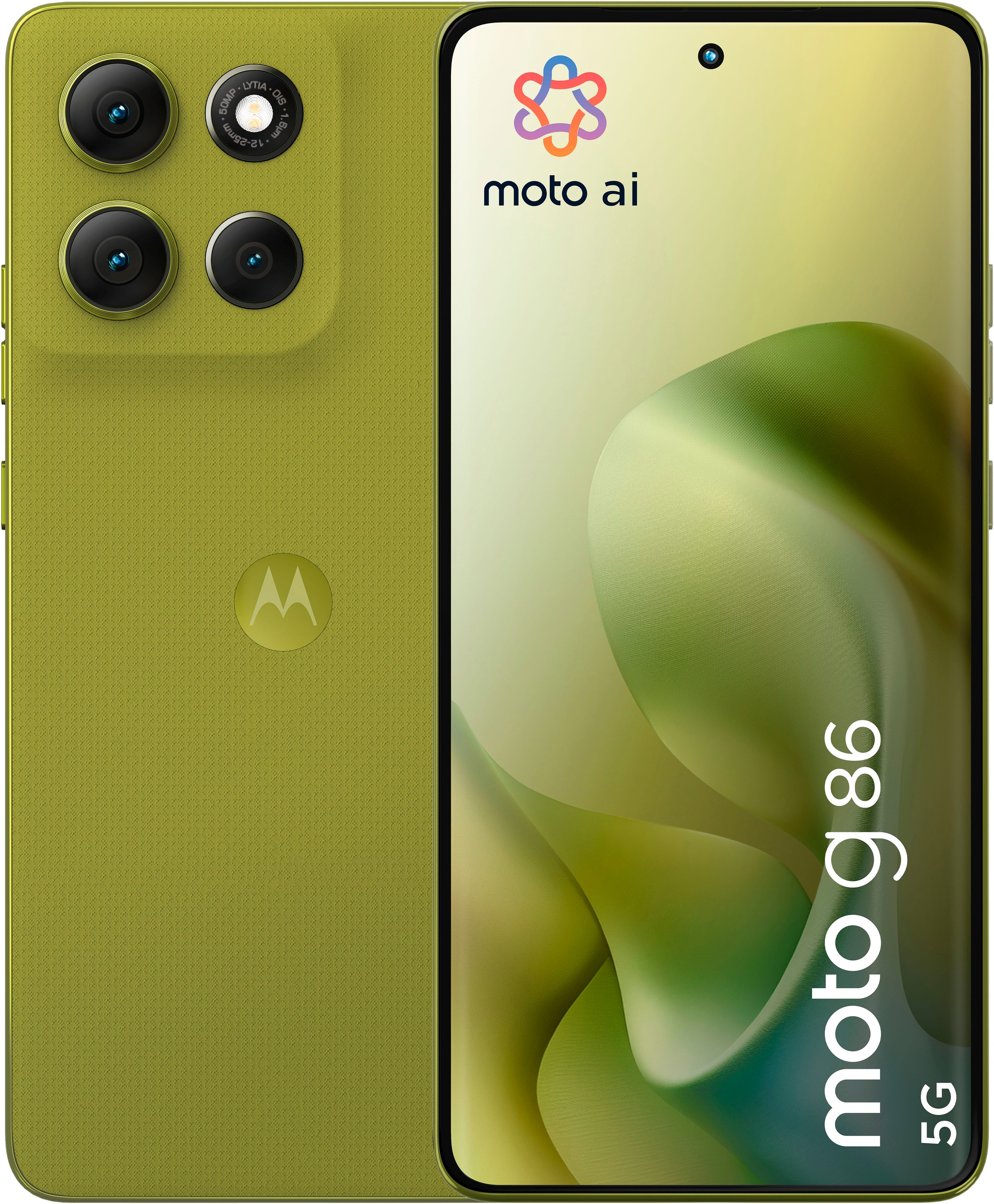 MOTOROLA Smartphone "moto g86 5G 256GB", 256 GB, grün, Mobiltelefone