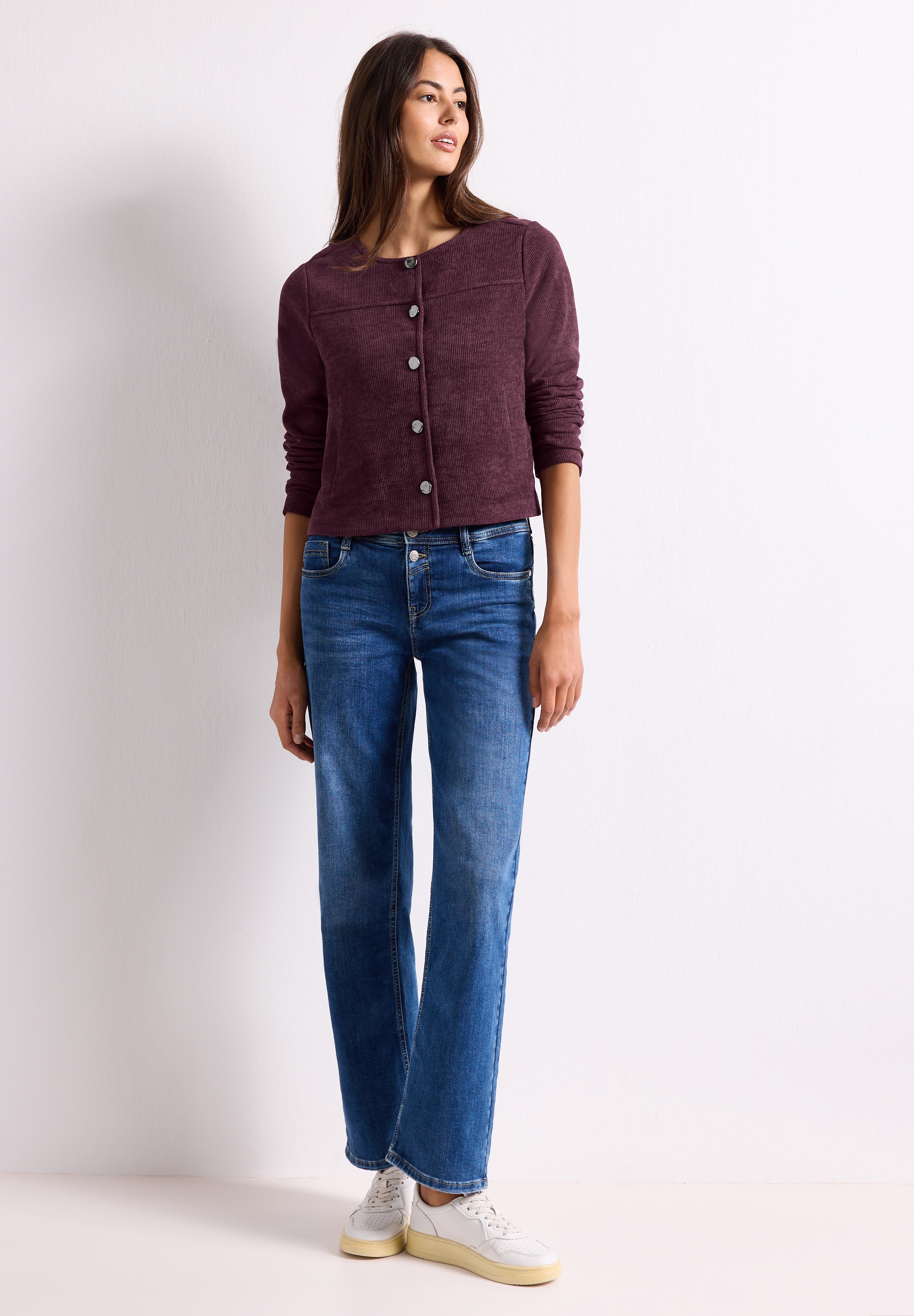 STREET ONE Cardigan mit Knopfleiste