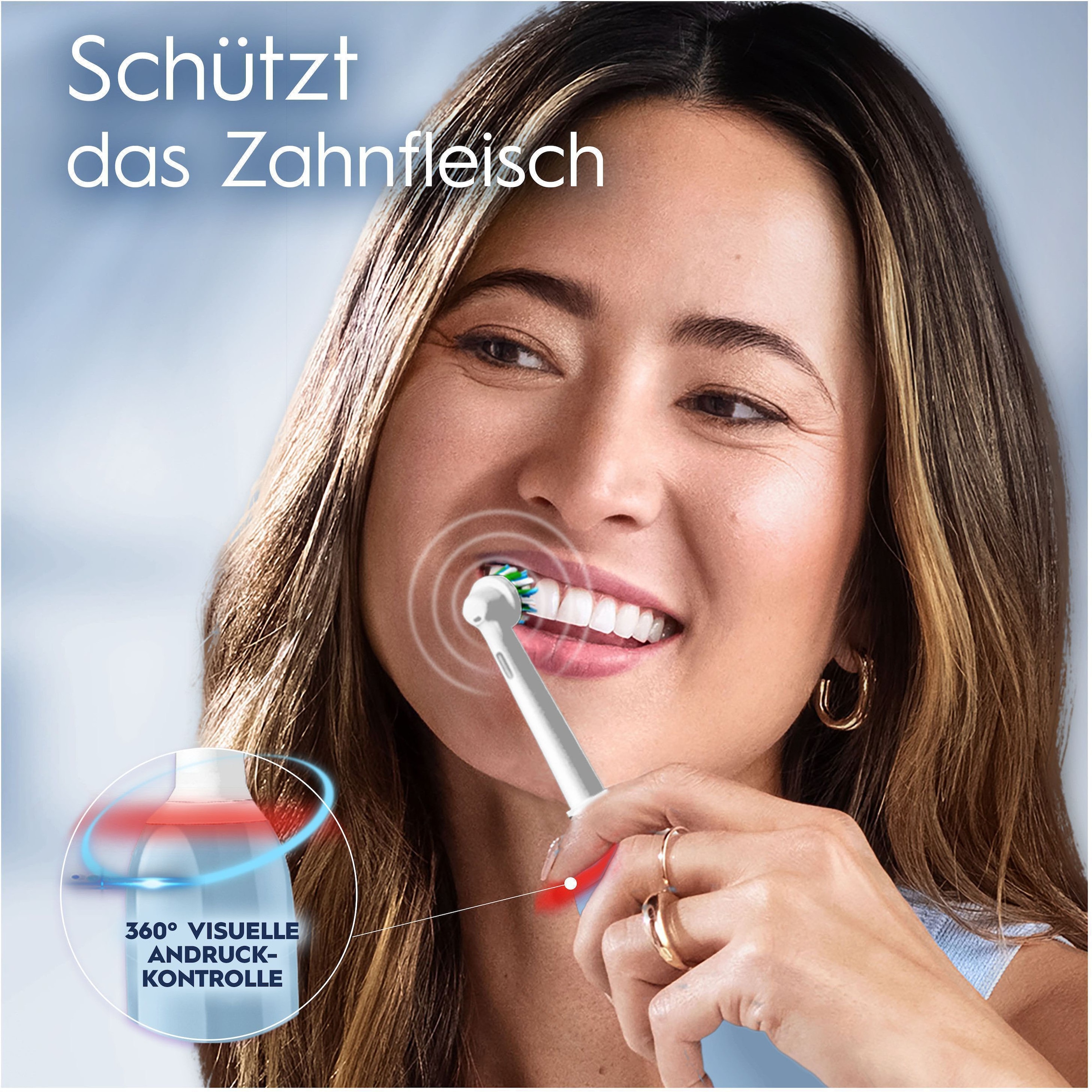 Oral-B Elektrische Zahnbürste »Pro 3 3000«, 2 St. Aufsteckbürsten, 3 Putzmodi