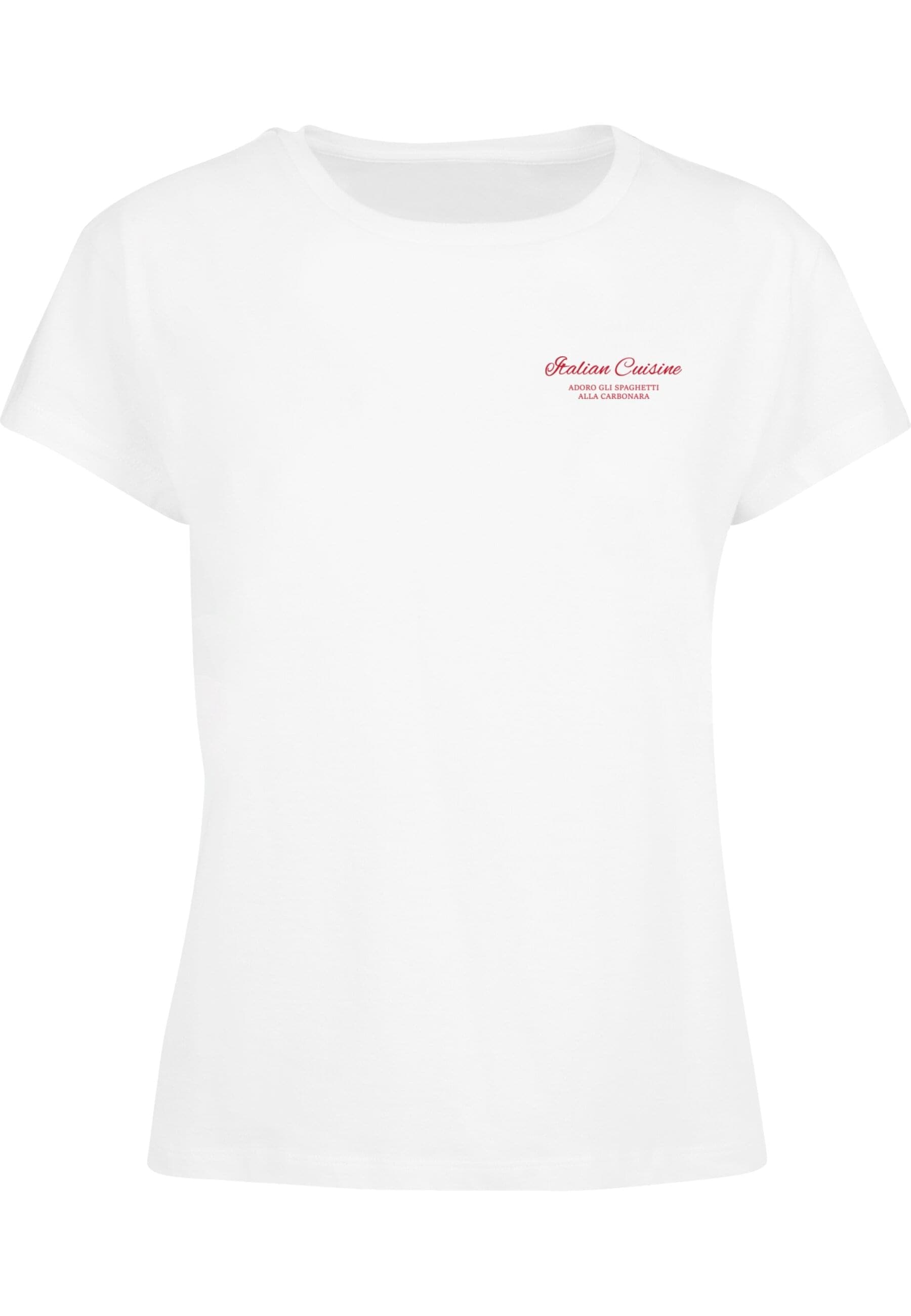Merchcode T-Shirt "Merchcode Ladies Al Dente Per Favore Tee" 1 Stk. tlg. günstig online kaufen