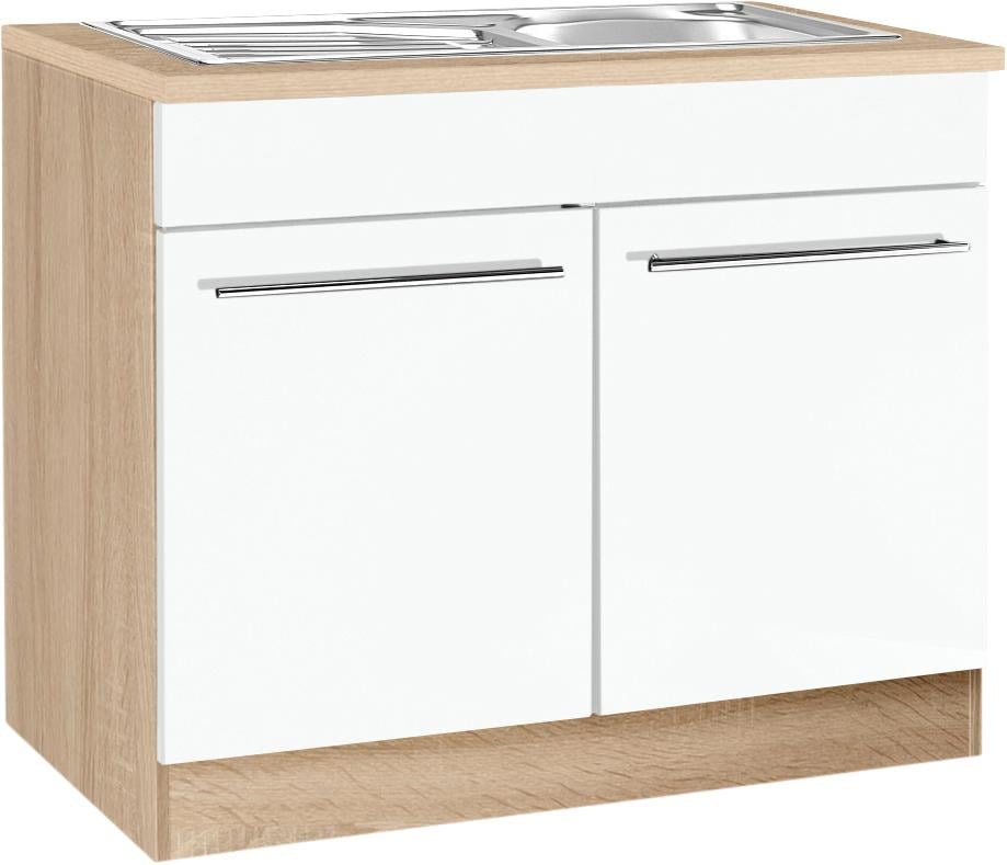 KOCHSTATION Spülenschrank "KS-Eton", Breite 100 cm