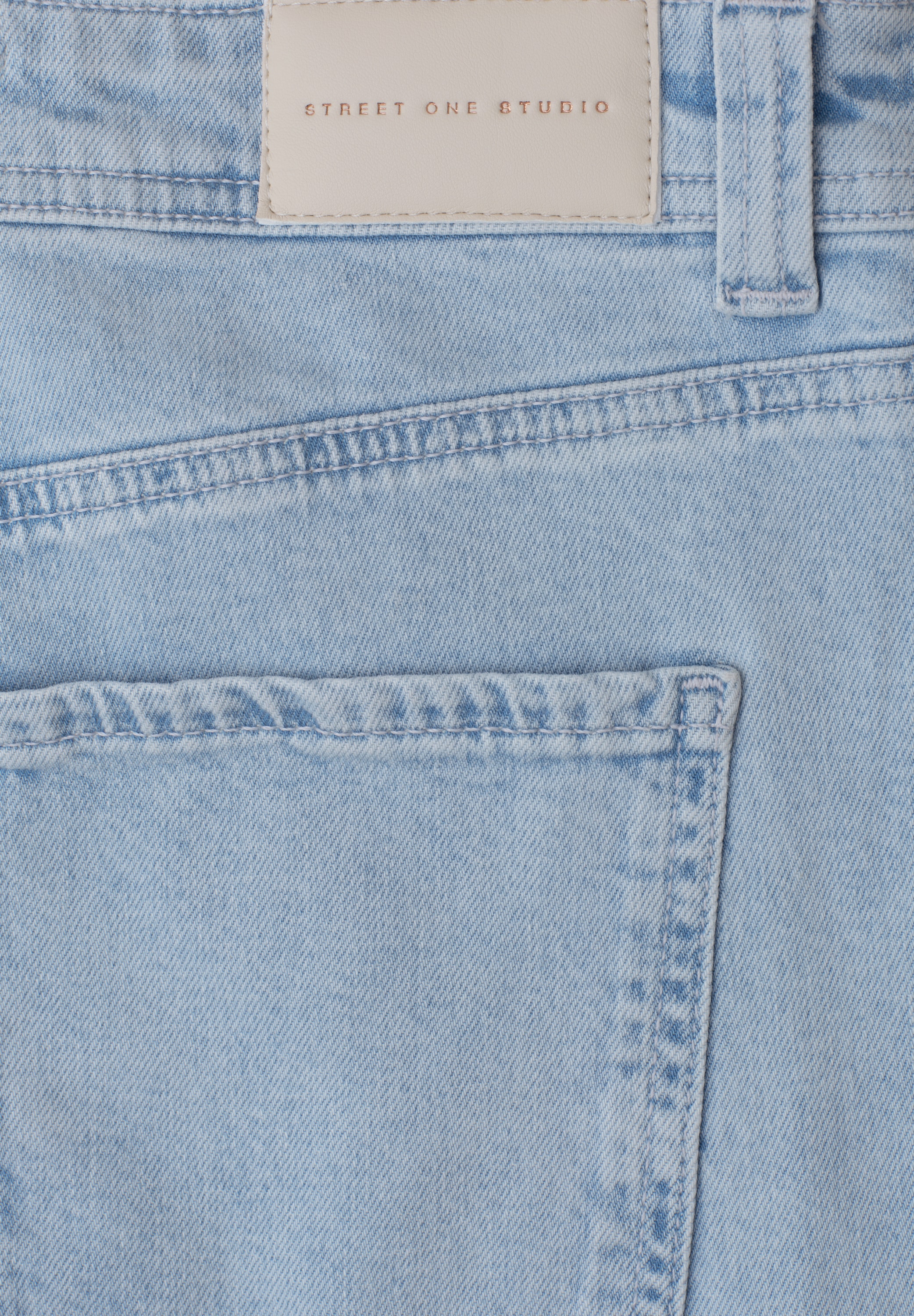STREET ONE STUDIO Loose-fit-Jeans mit Wide Legs
