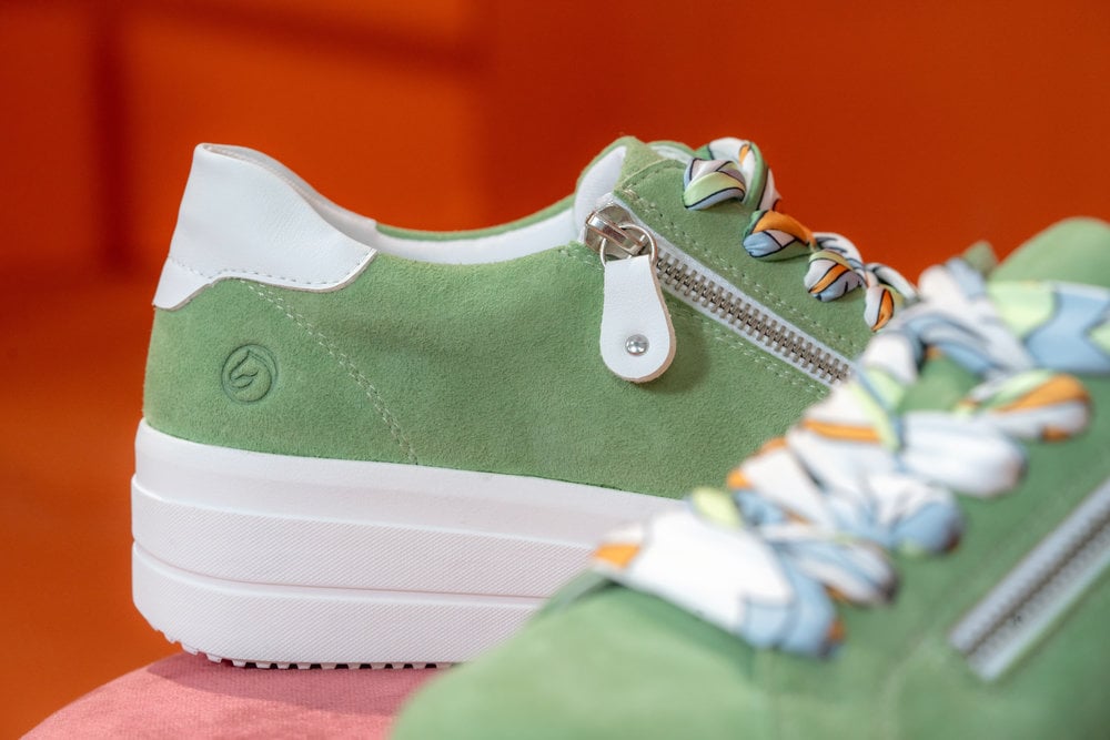 Thumbnail - Remonte Plateausneaker Freizeitschuh, Halbschuh, Schnürer mit Wechselfußbett