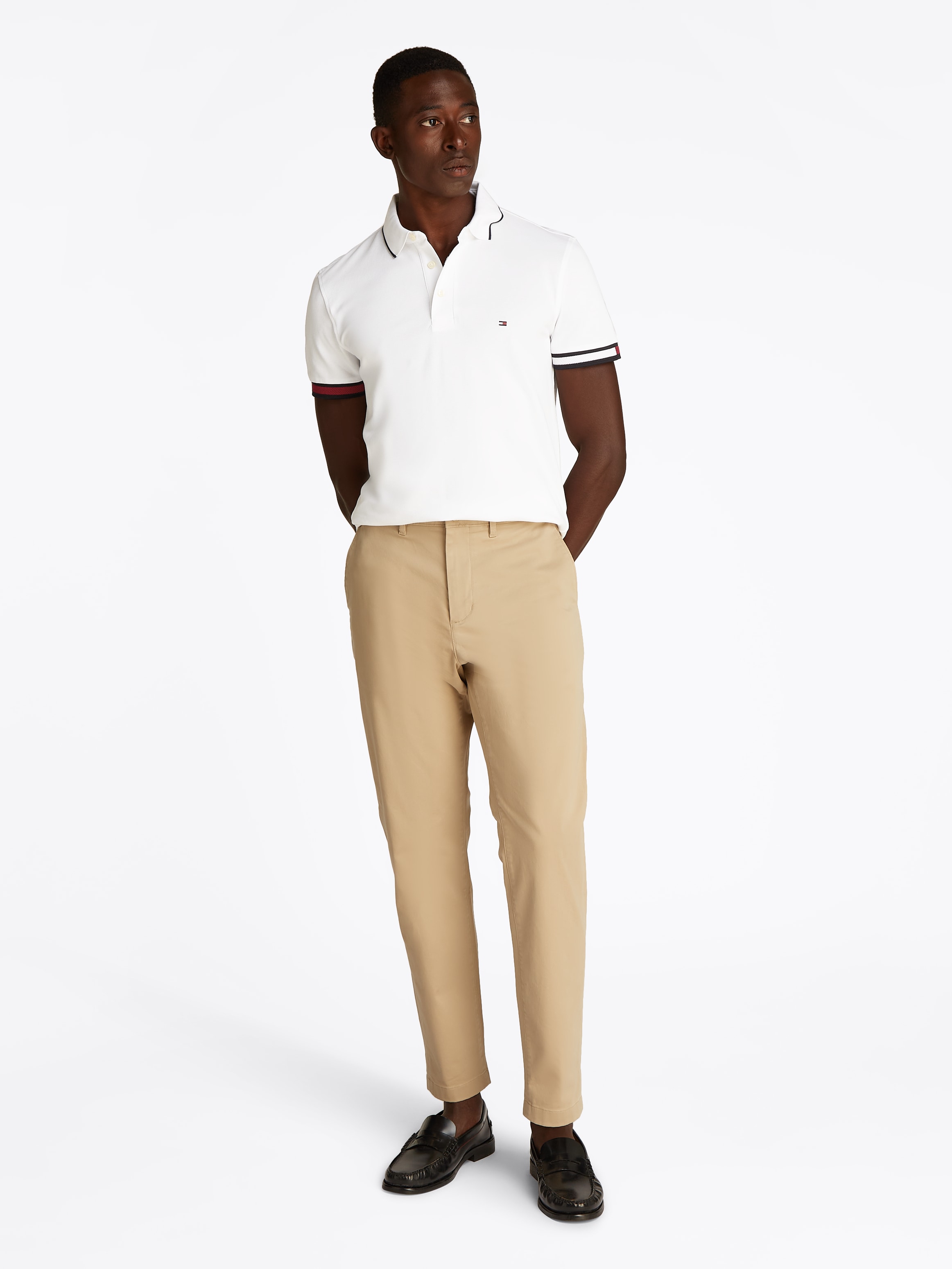 Tommy Hilfiger Poloshirt »FLAG CUFF SLIM FIT POLO«