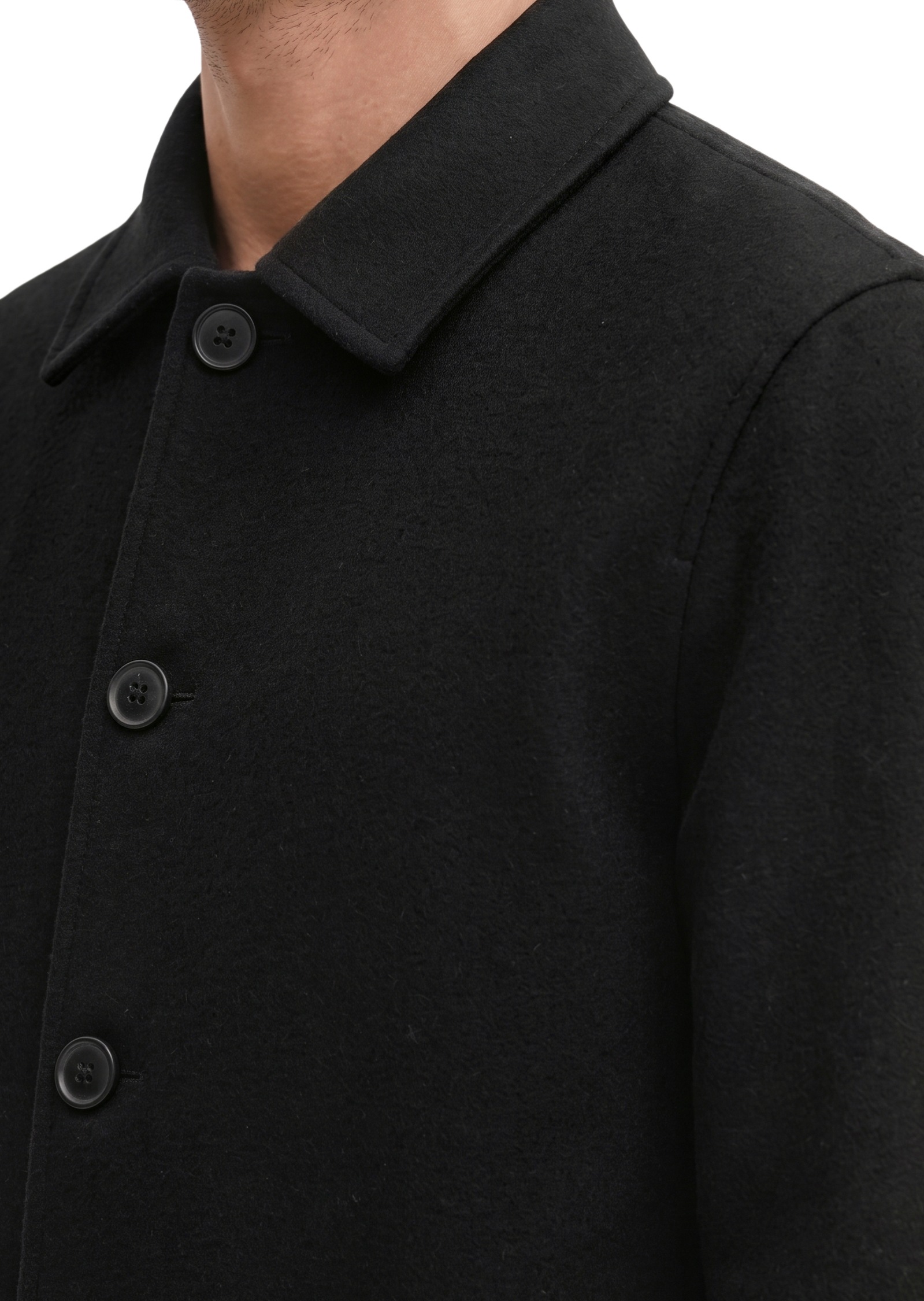 Marc O'Polo Wolljacke regular aus weichem Double Face Wool Blend