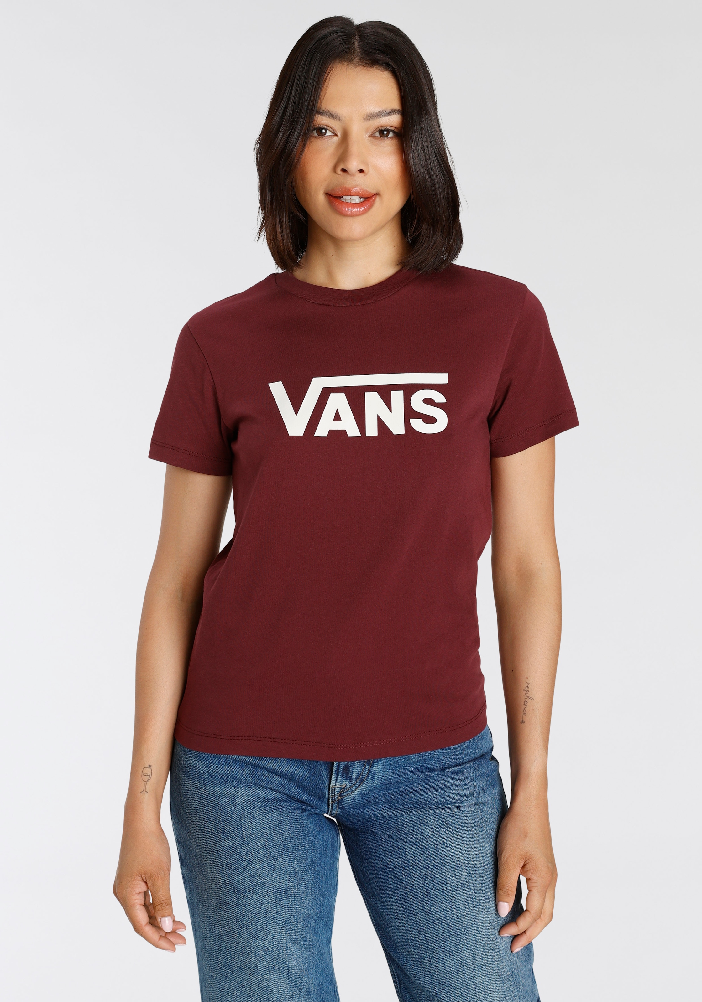 online TEE« T-Shirt bestellen | BAUR CREW Vans V »FLYING